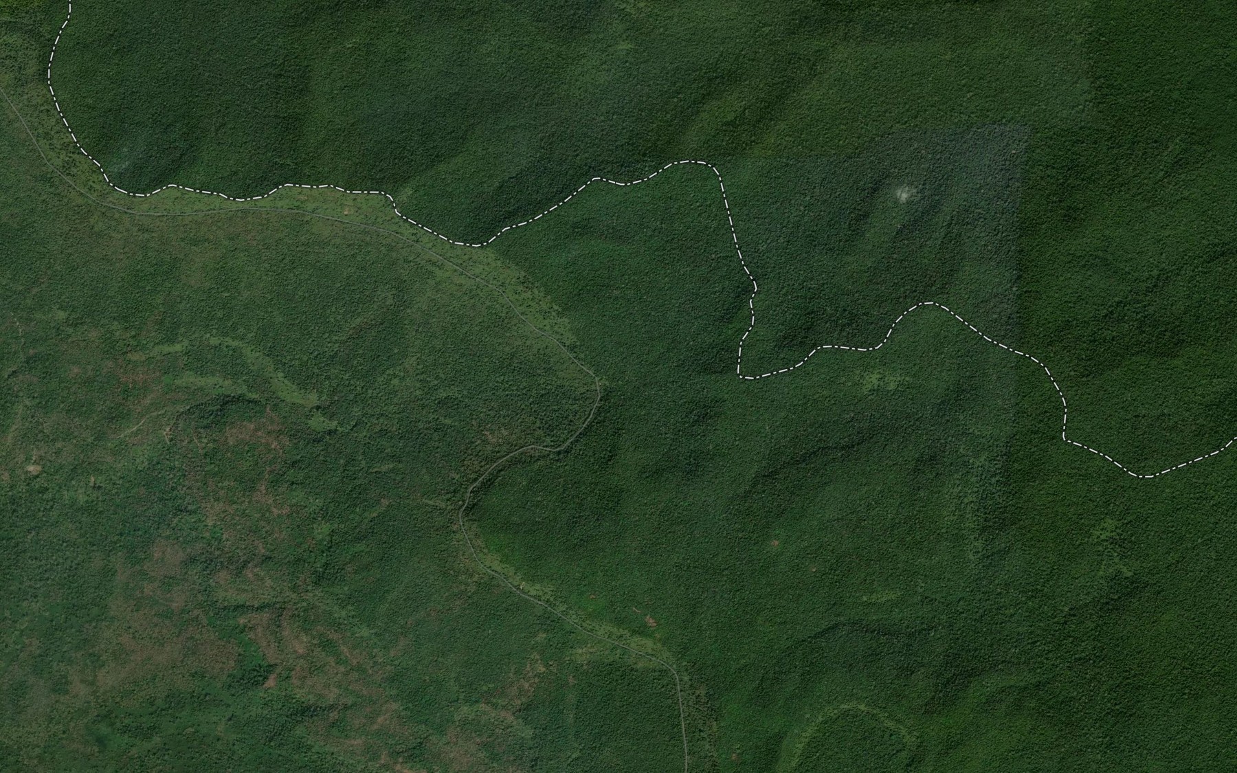 Satellite map of the Nam Tok Khwae Makha