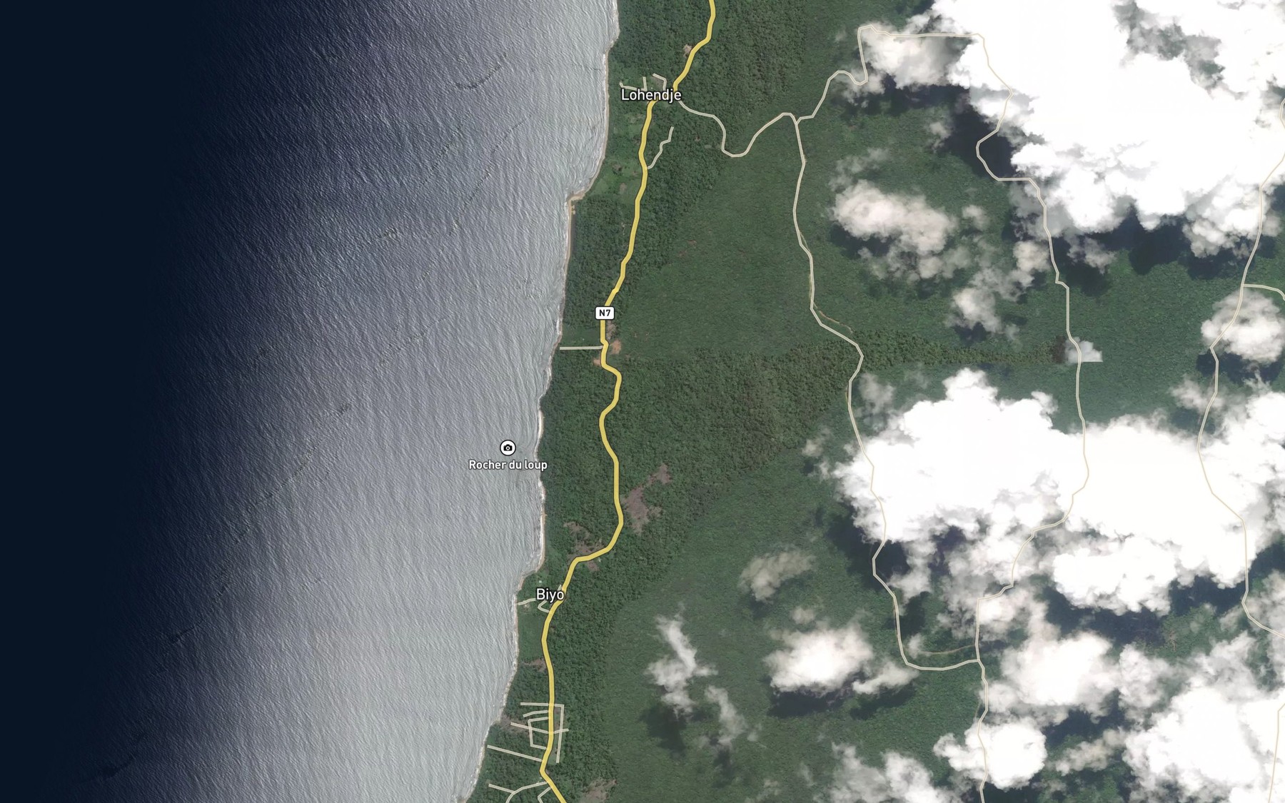 Satellite map of the Bekolobe