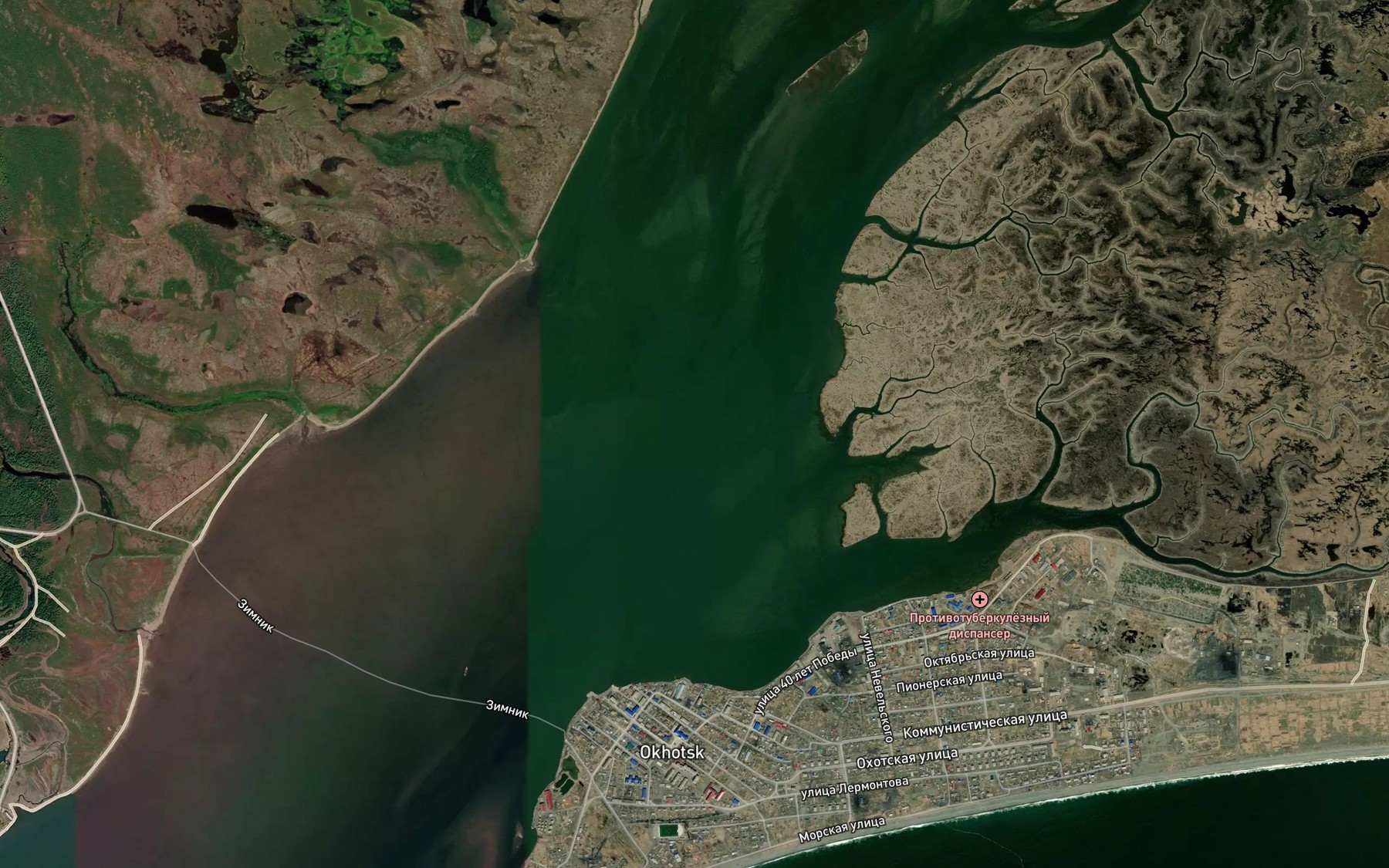 Satellite map of the Kukhtuy