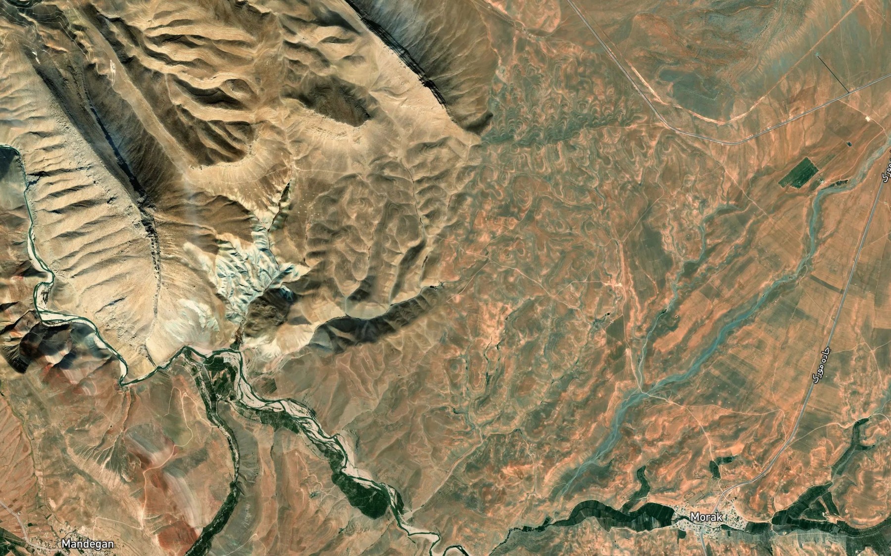 Satellite map of the Cheshmeh-ye Darreh Pidi