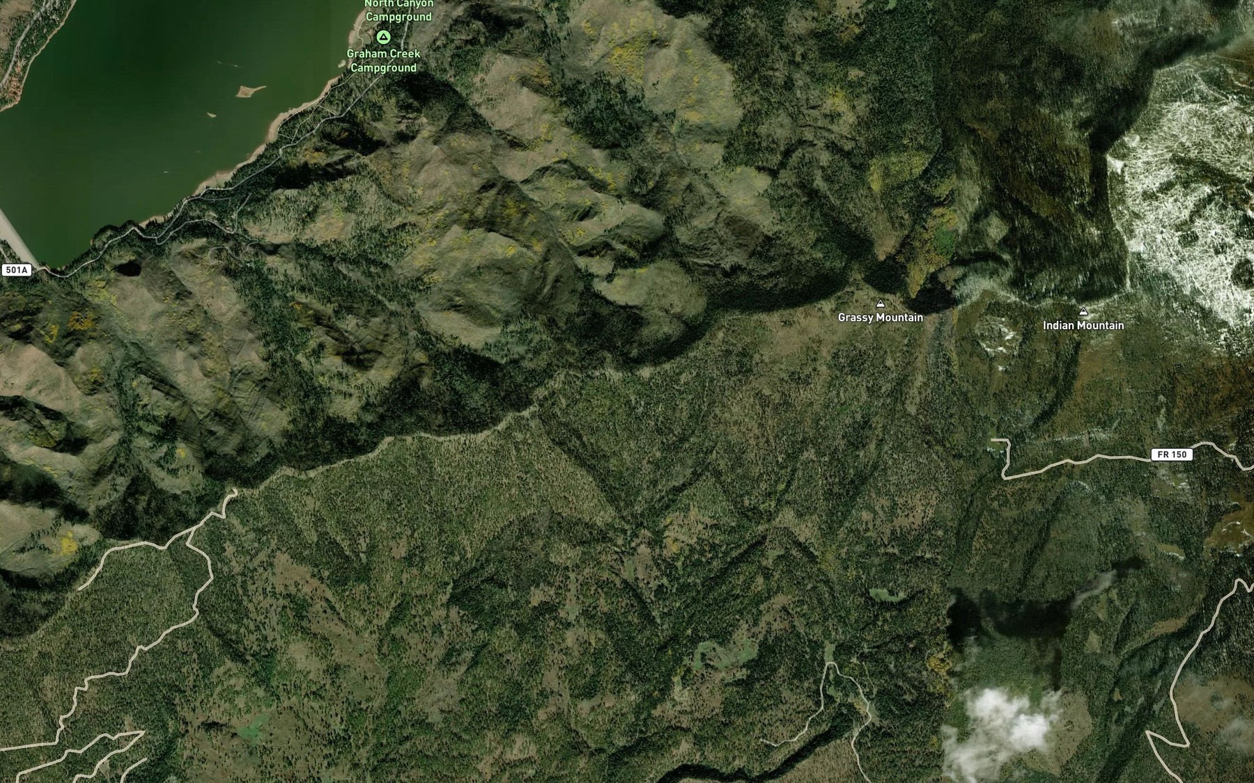 Satellite map of the Top Spring Number 1