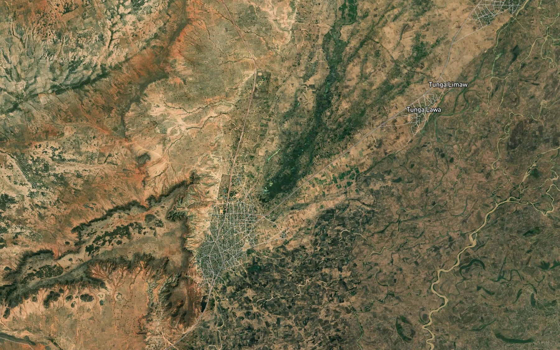 Satellite map of the Gulma