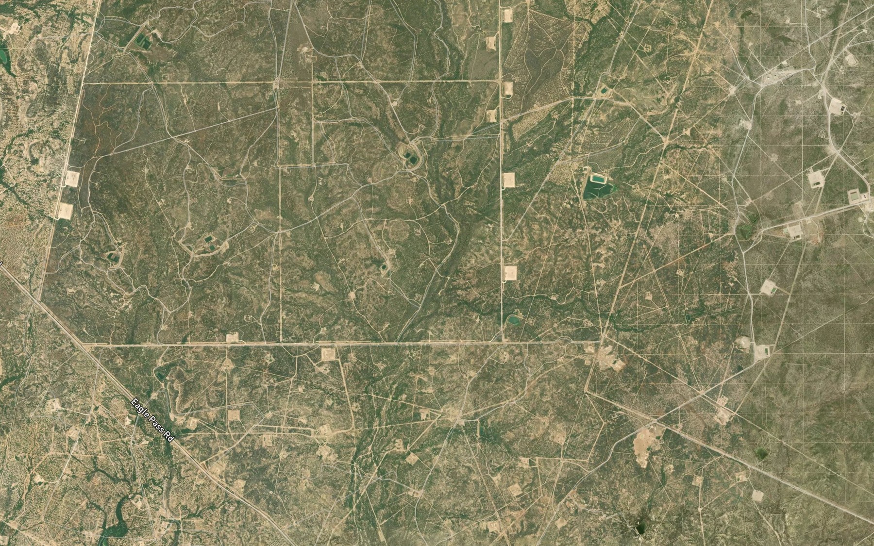 Satellite map of the Espita Creek