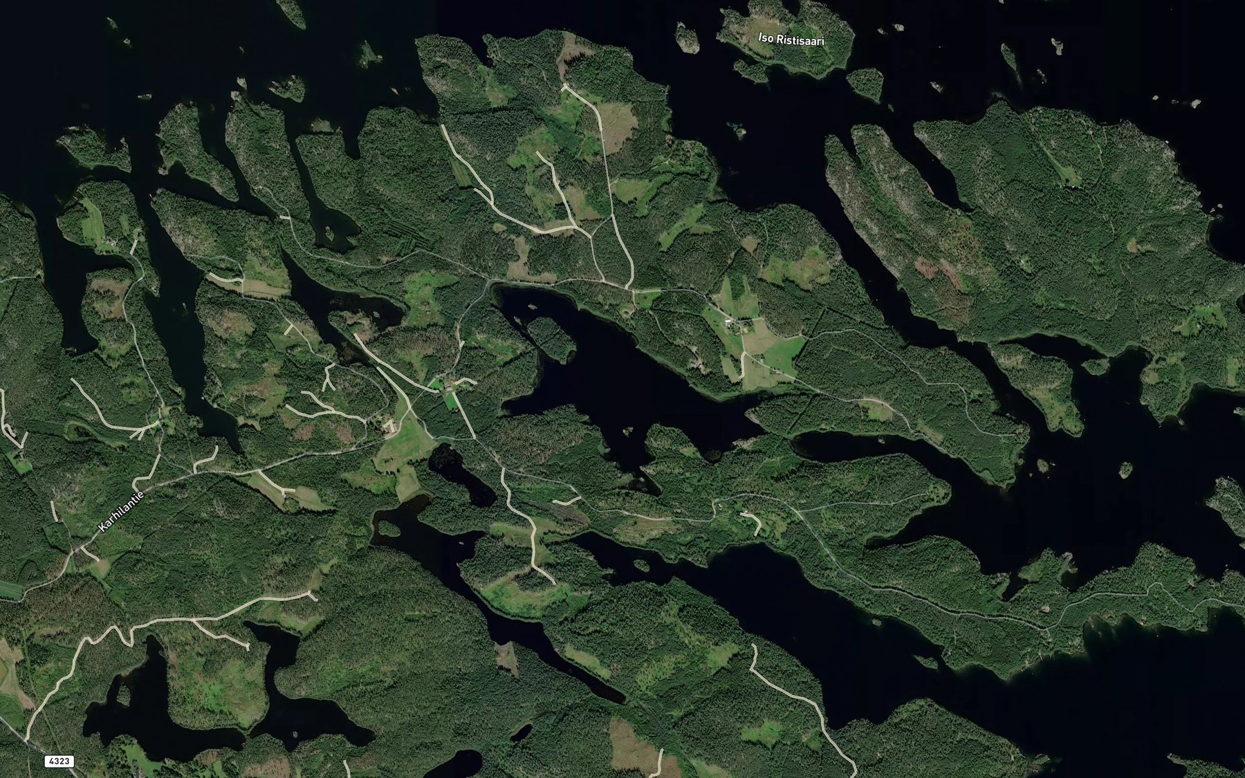 Satellite map of the Alainen