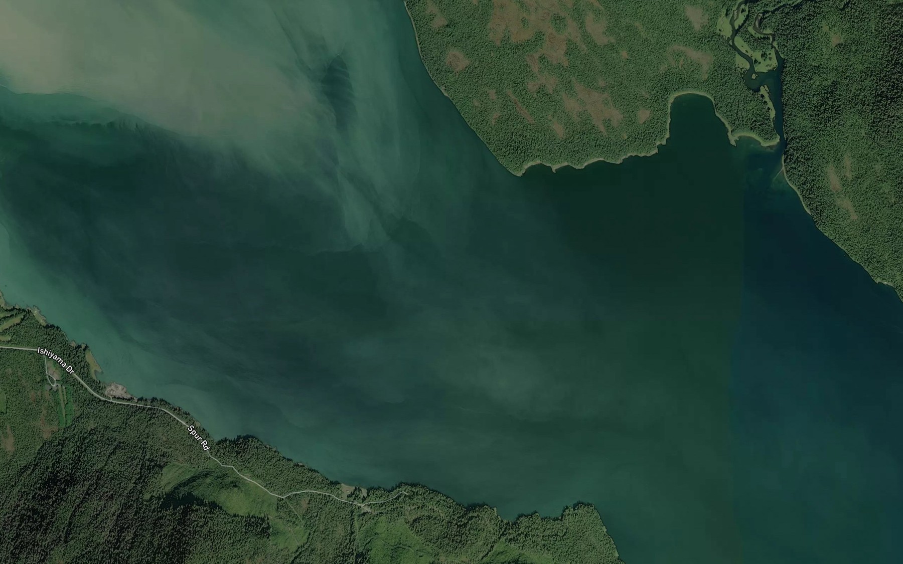 Satellite map of the Eastern Passage