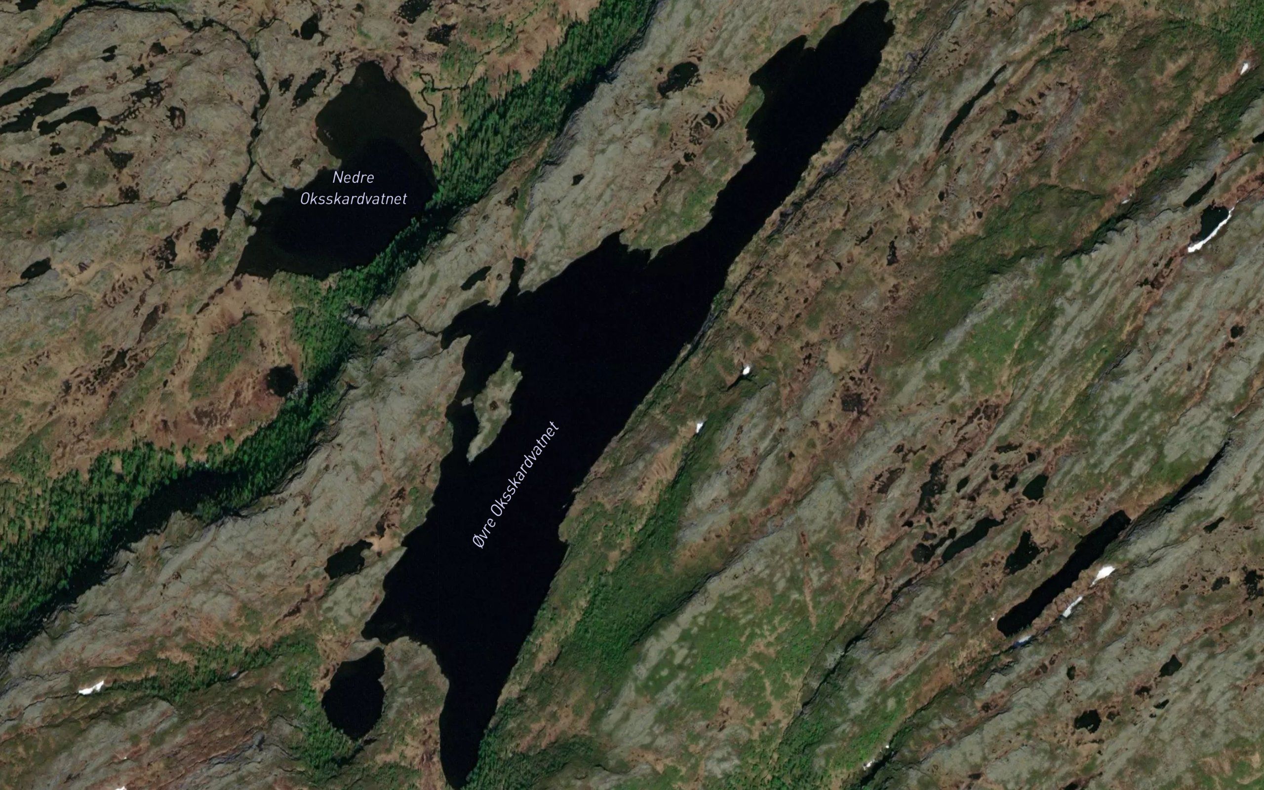 Oksskardvatnet,ovre