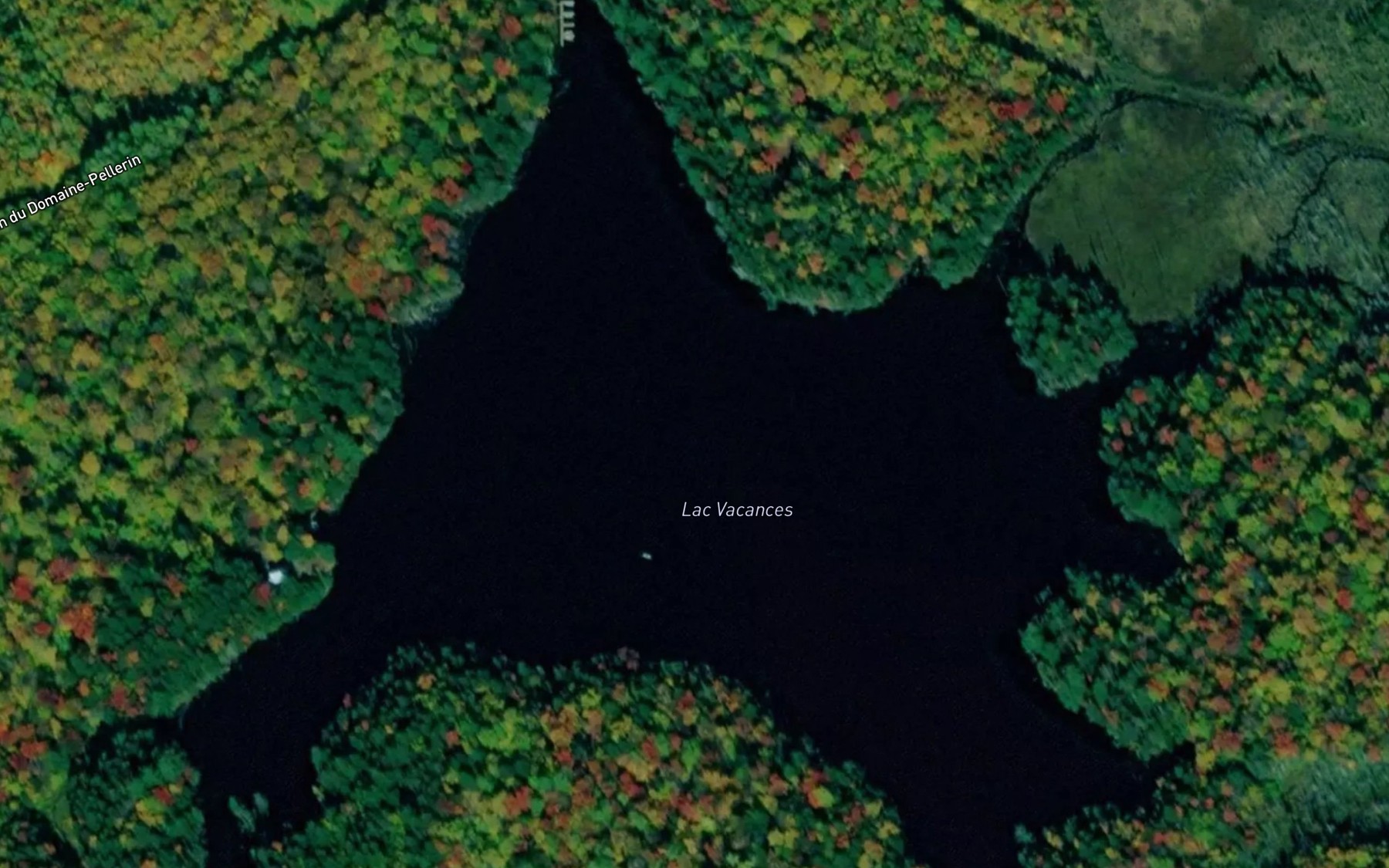 Satellite map of the Deuxieme lac des Alarie