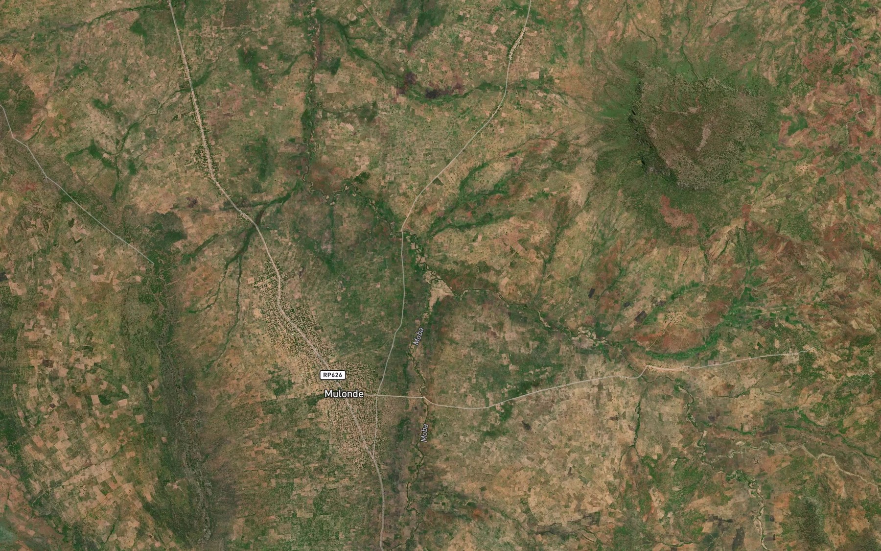 Satellite map of the Mulondi