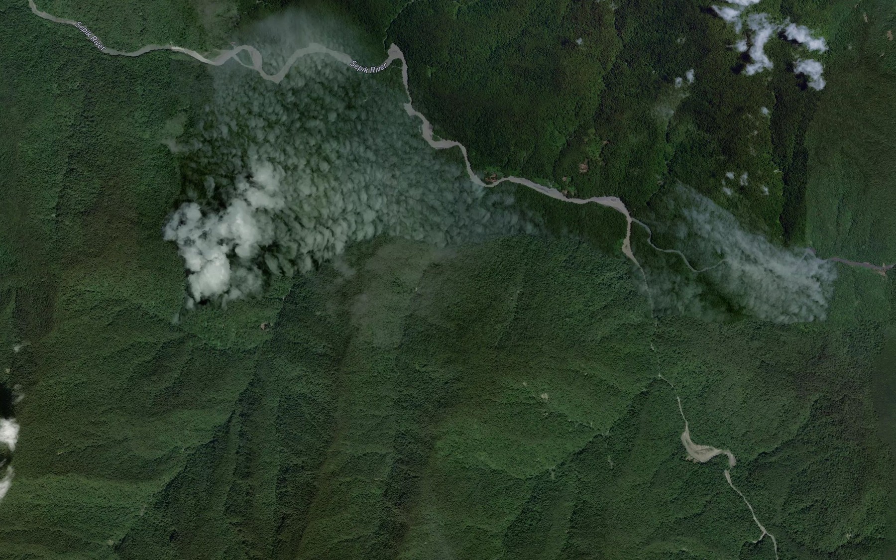 Satellite map of the Mula Creek