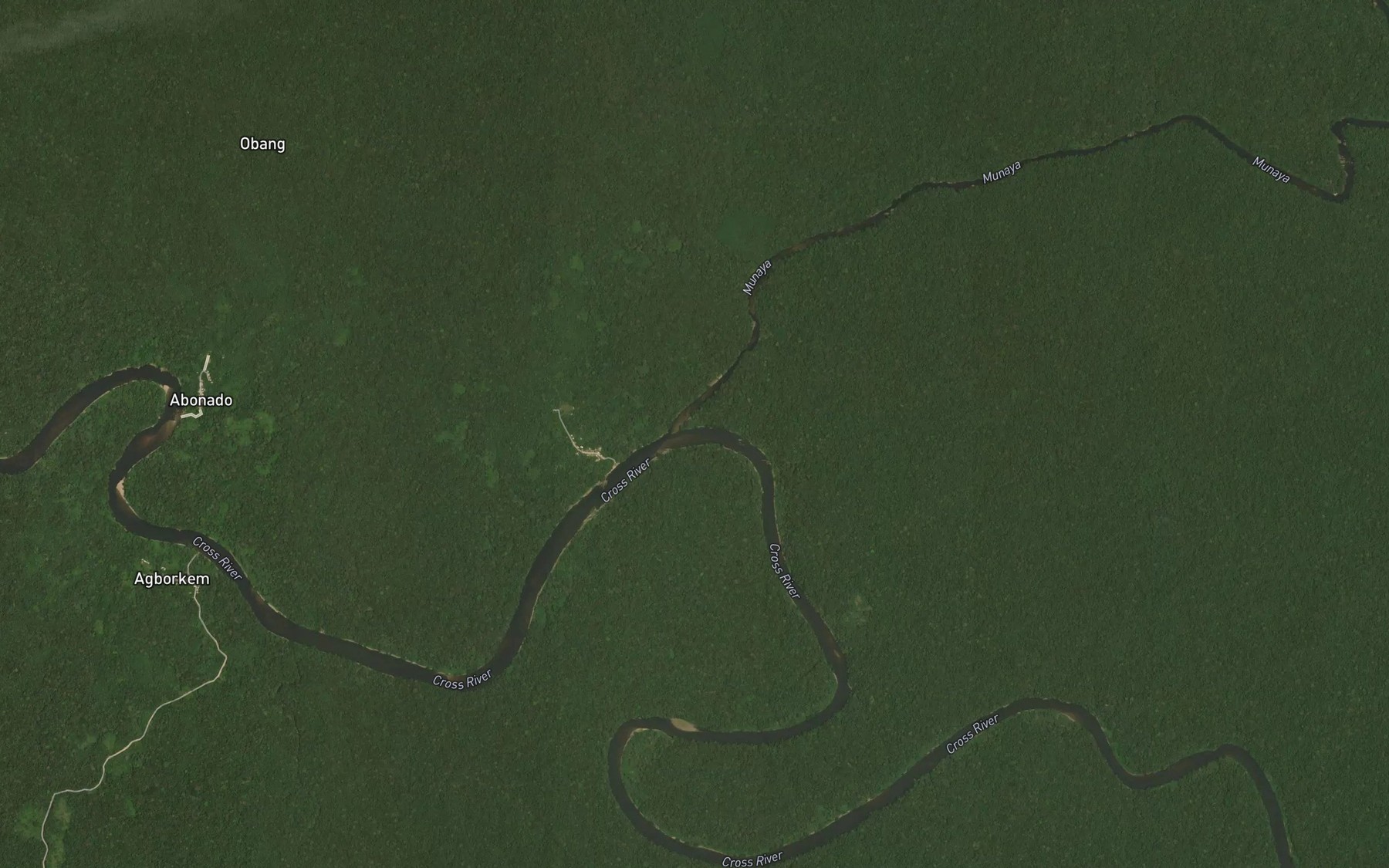 Satellite map of the Munaya