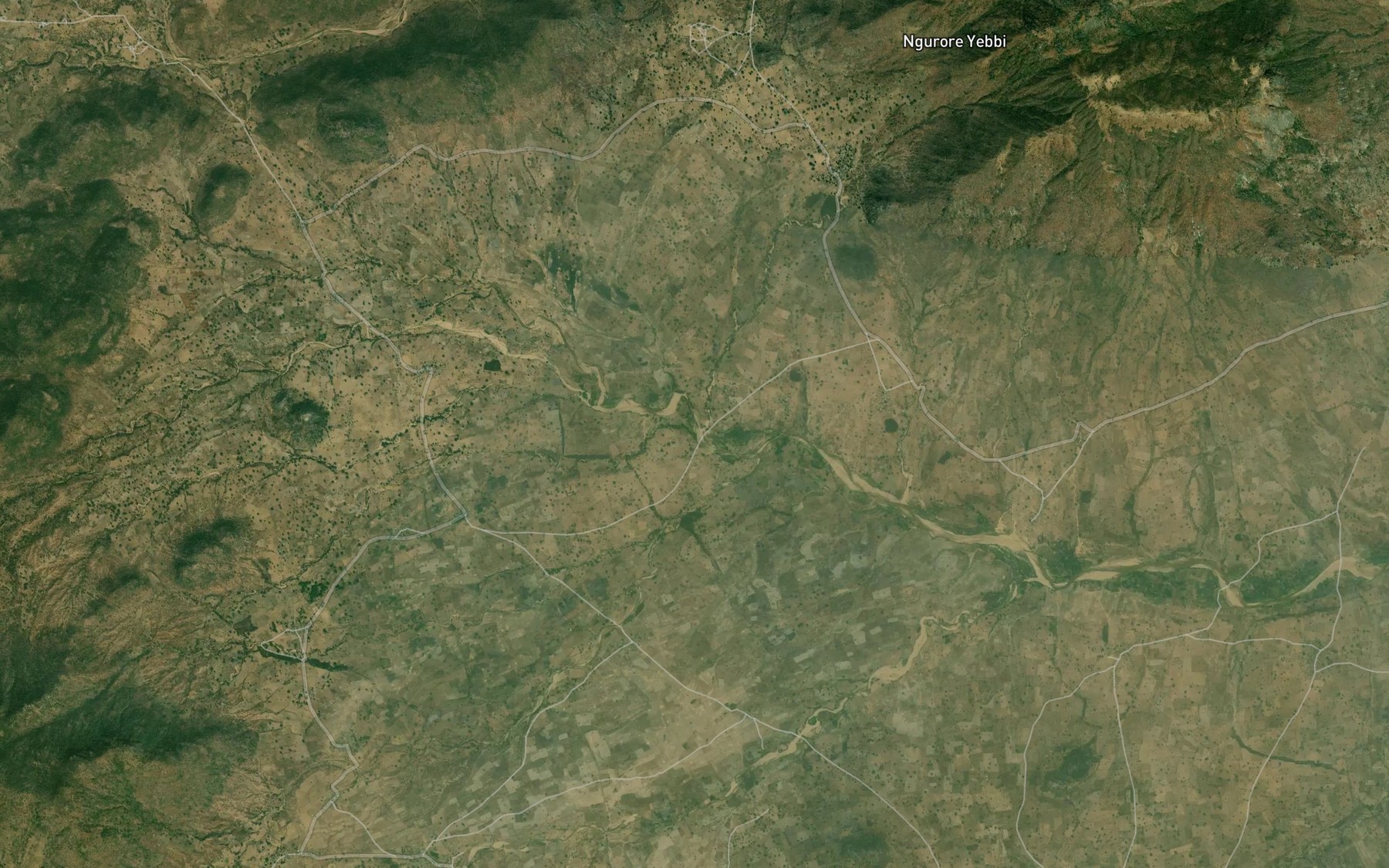 Satellite map of the River Raun