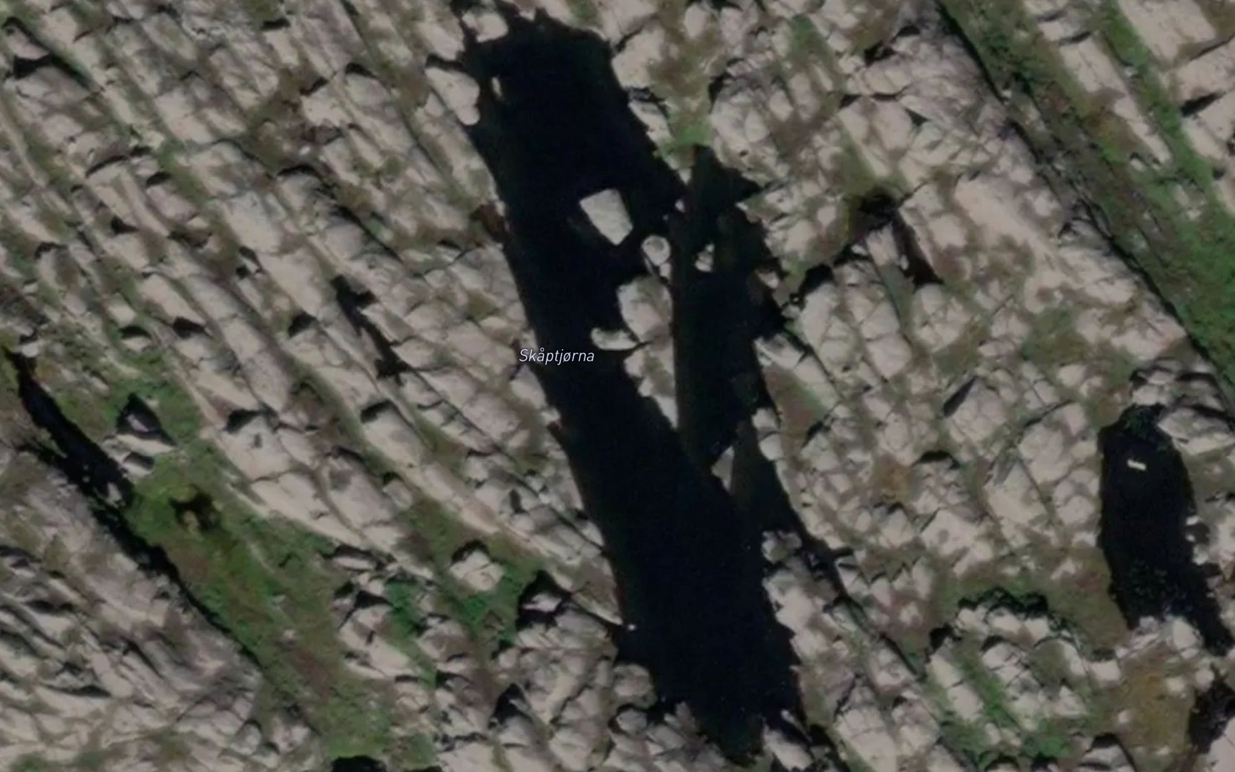 Satellite map of the Skaptjorna