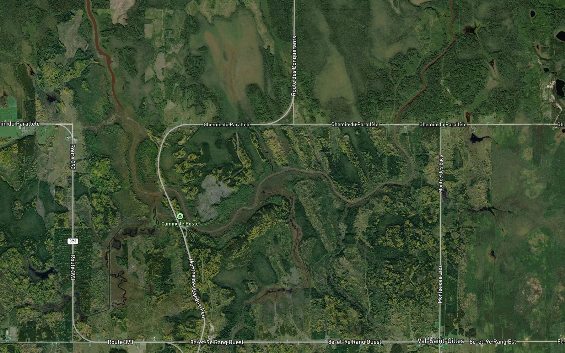 Satellite map of the Cours d'eau Matte