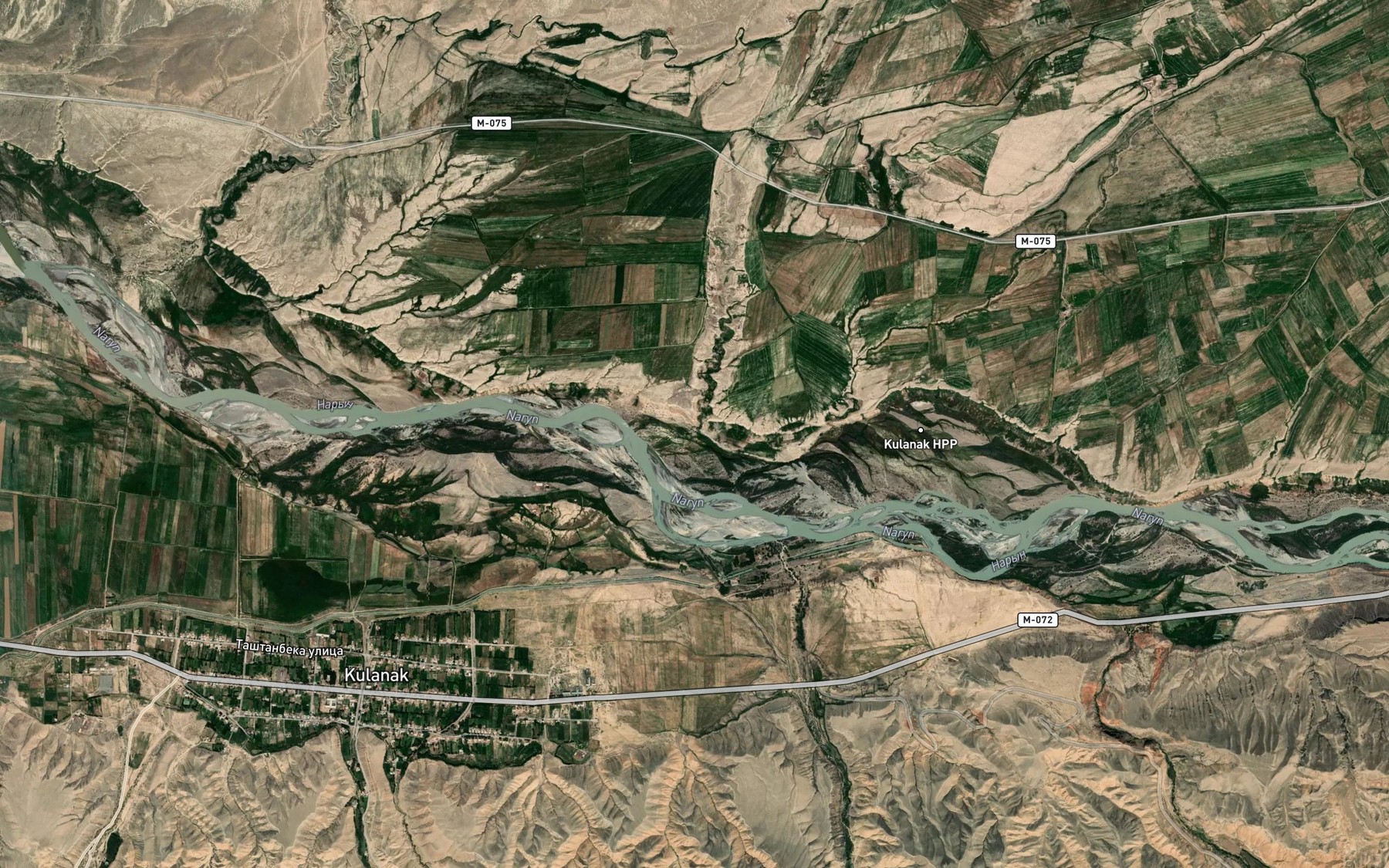 Satellite map of the Chegel'togo