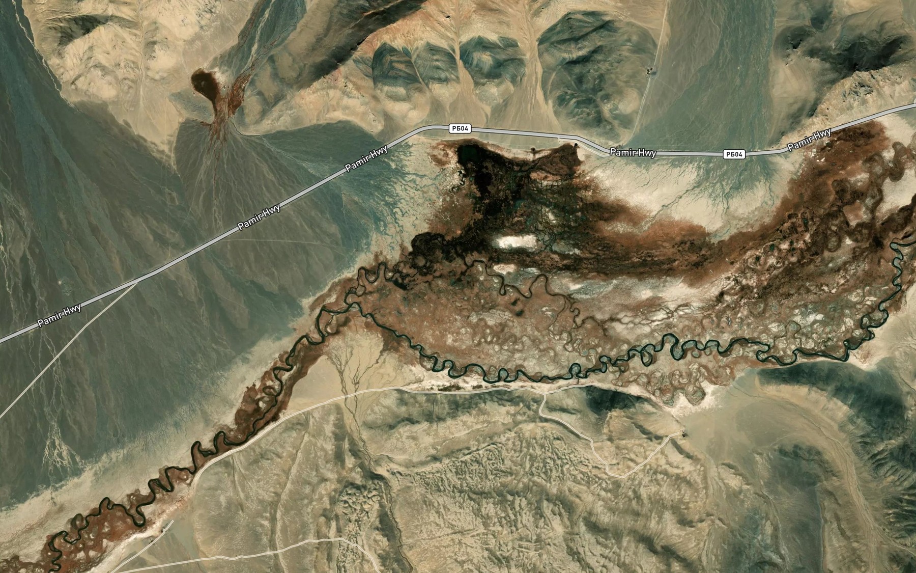 Satellite map of the Bazar-Dara