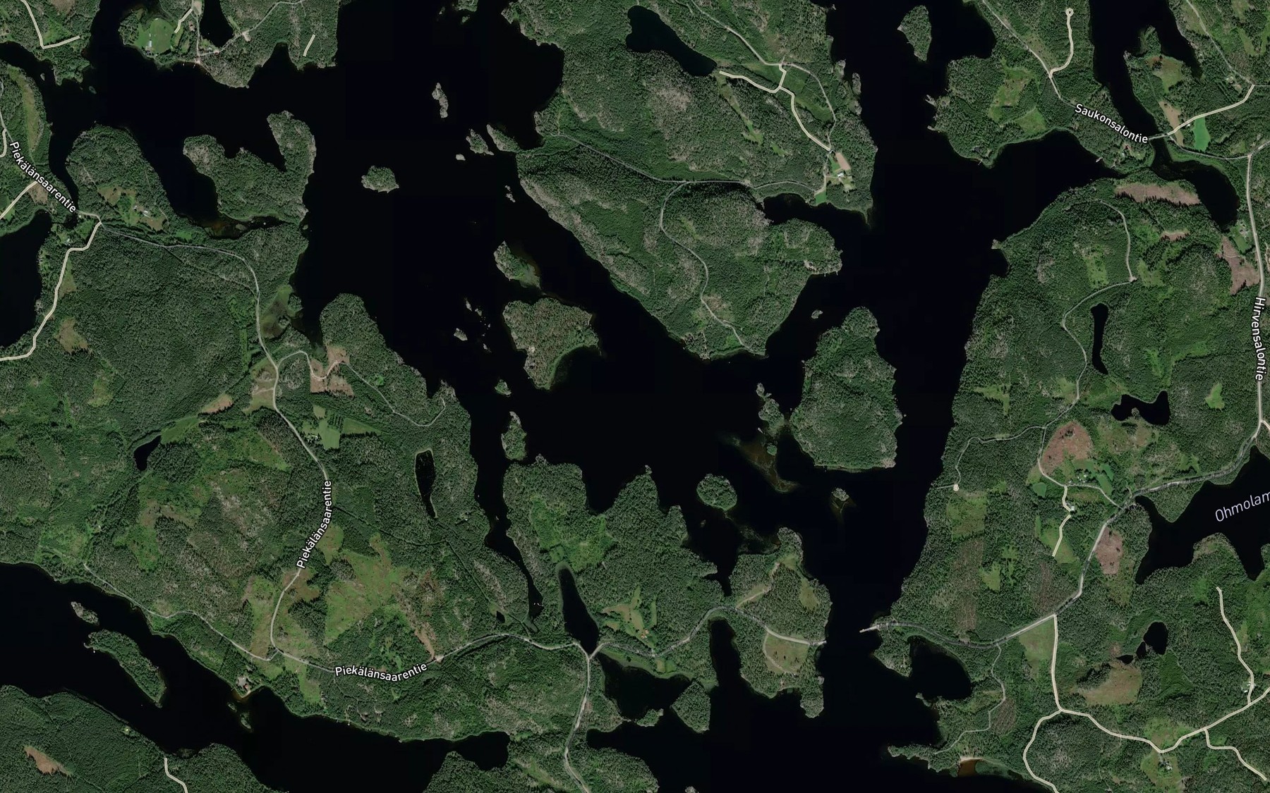 Satellite map of the Hietavesi
