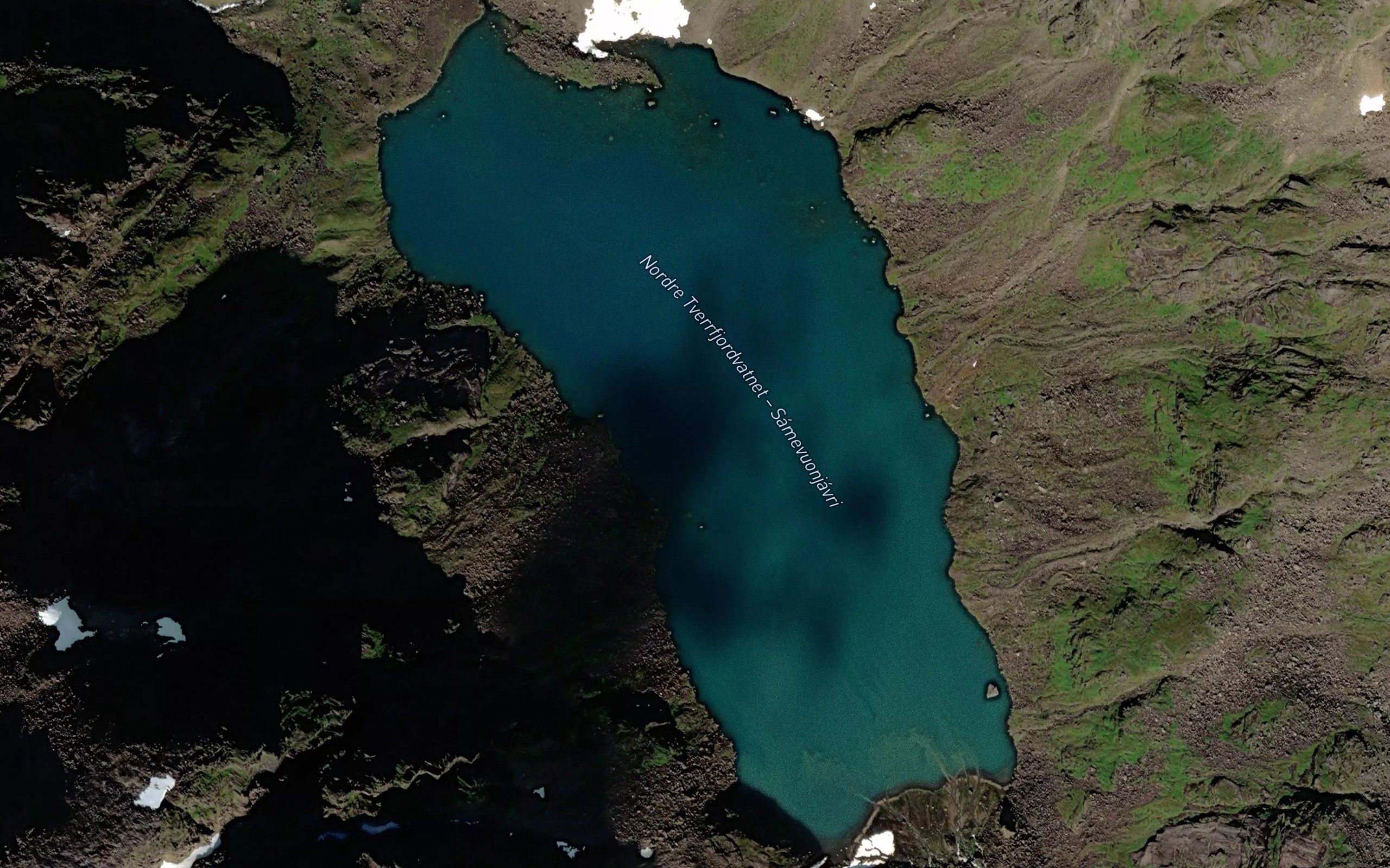 Tverrfjordvatnet,nordre
