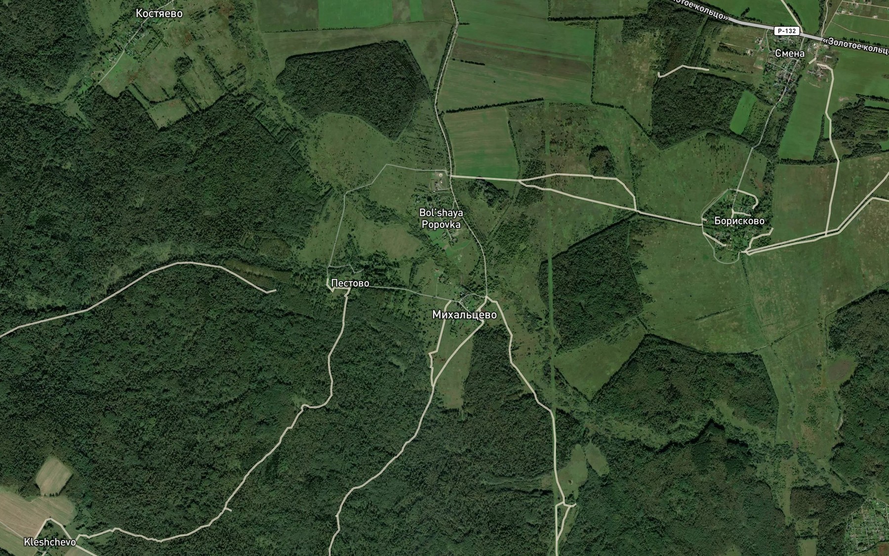 Satellite map of the Kolba