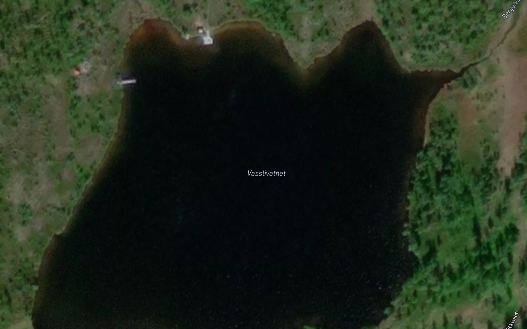 Satellite map of the Vasslivatnet