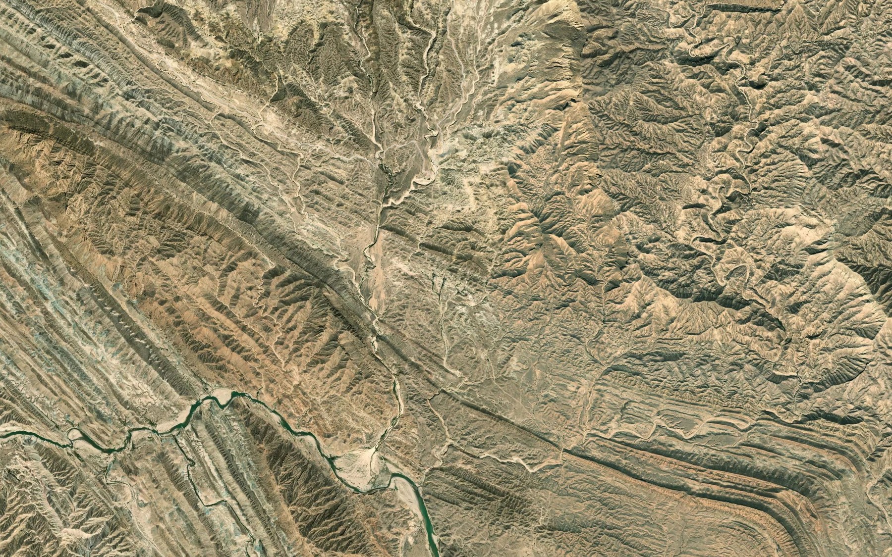 Satellite map of the Cheshmeh-ye Kahur