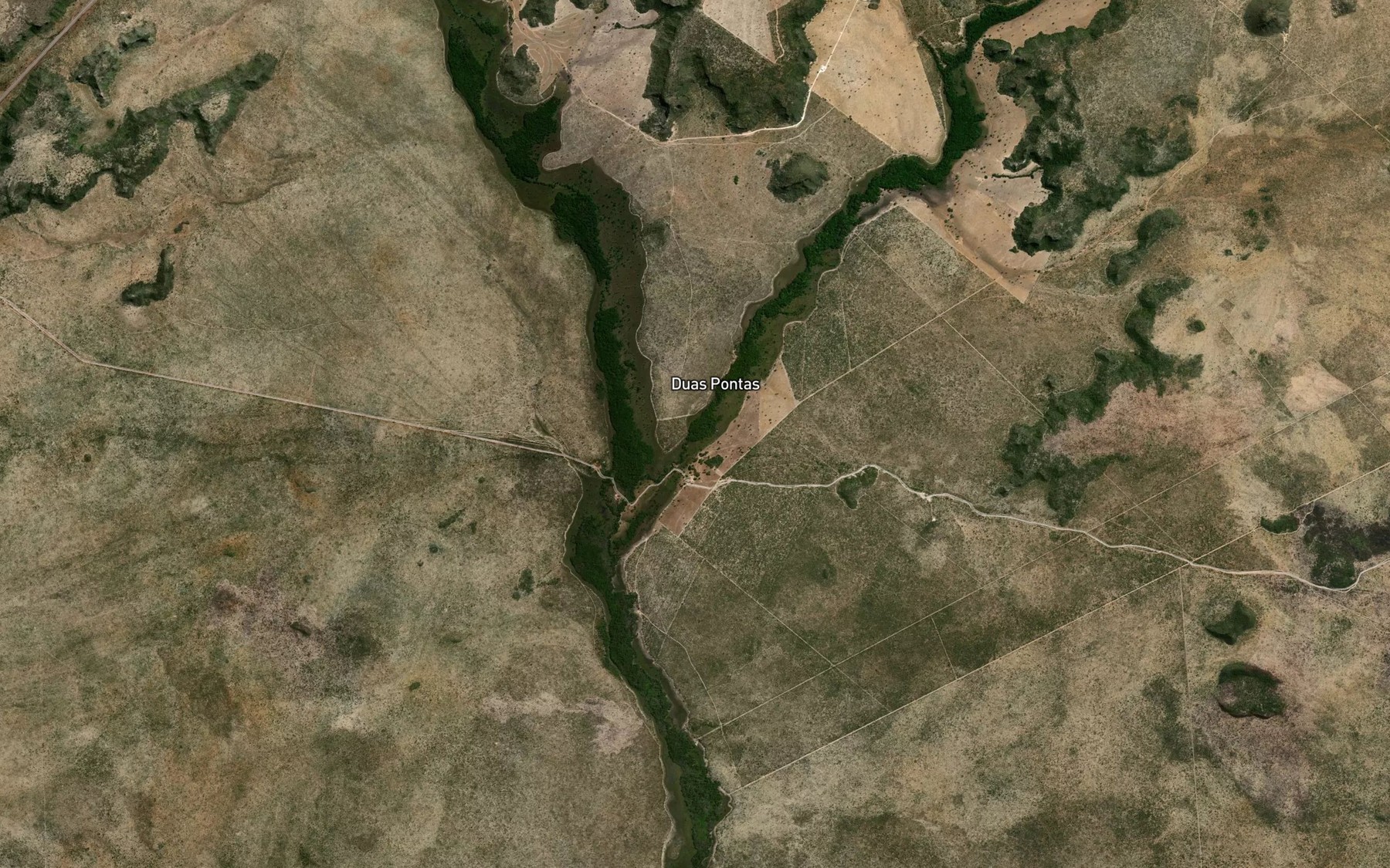 Satellite map of the Corrego Limoeiro
