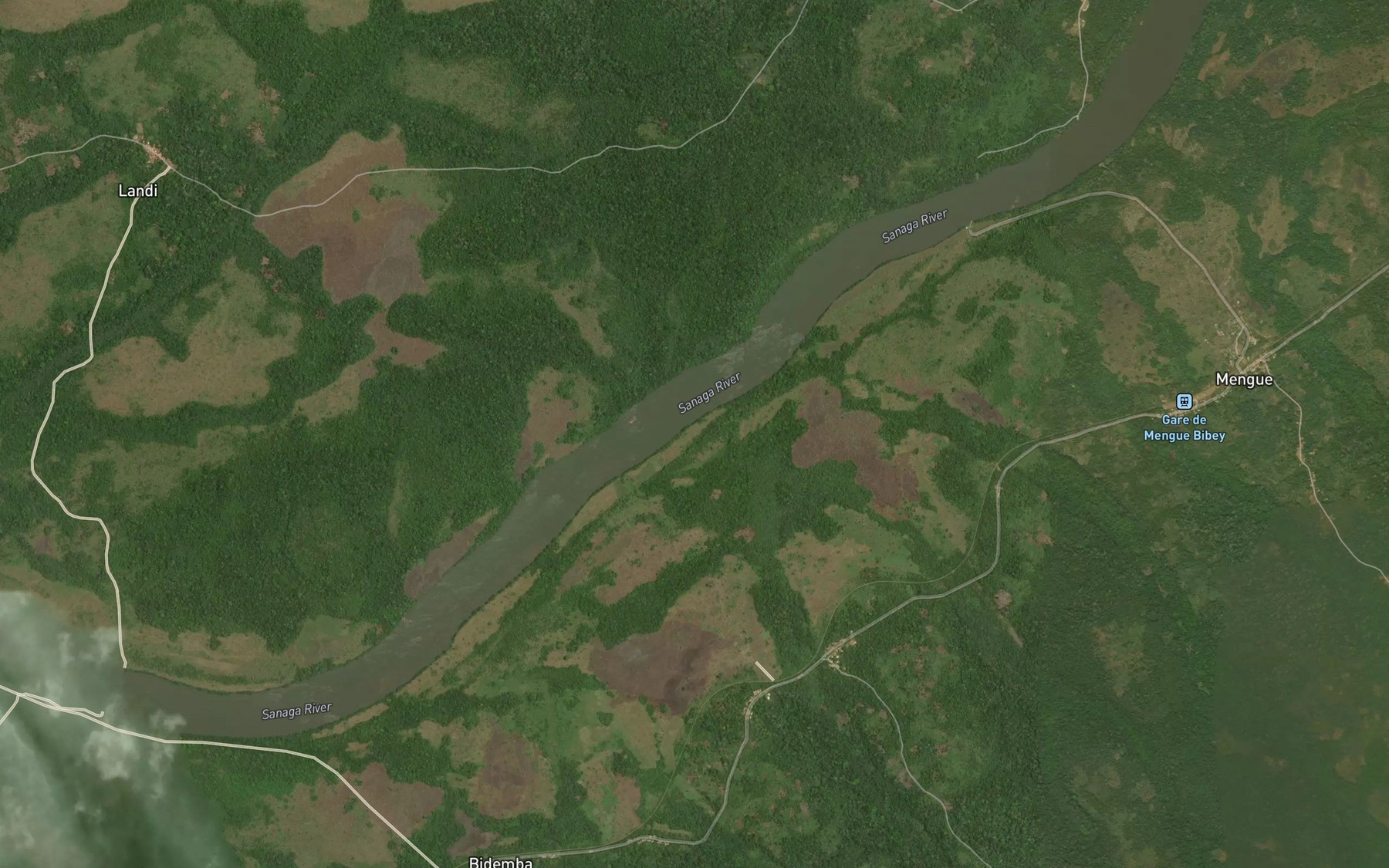 Satellite map of the Ndjoa