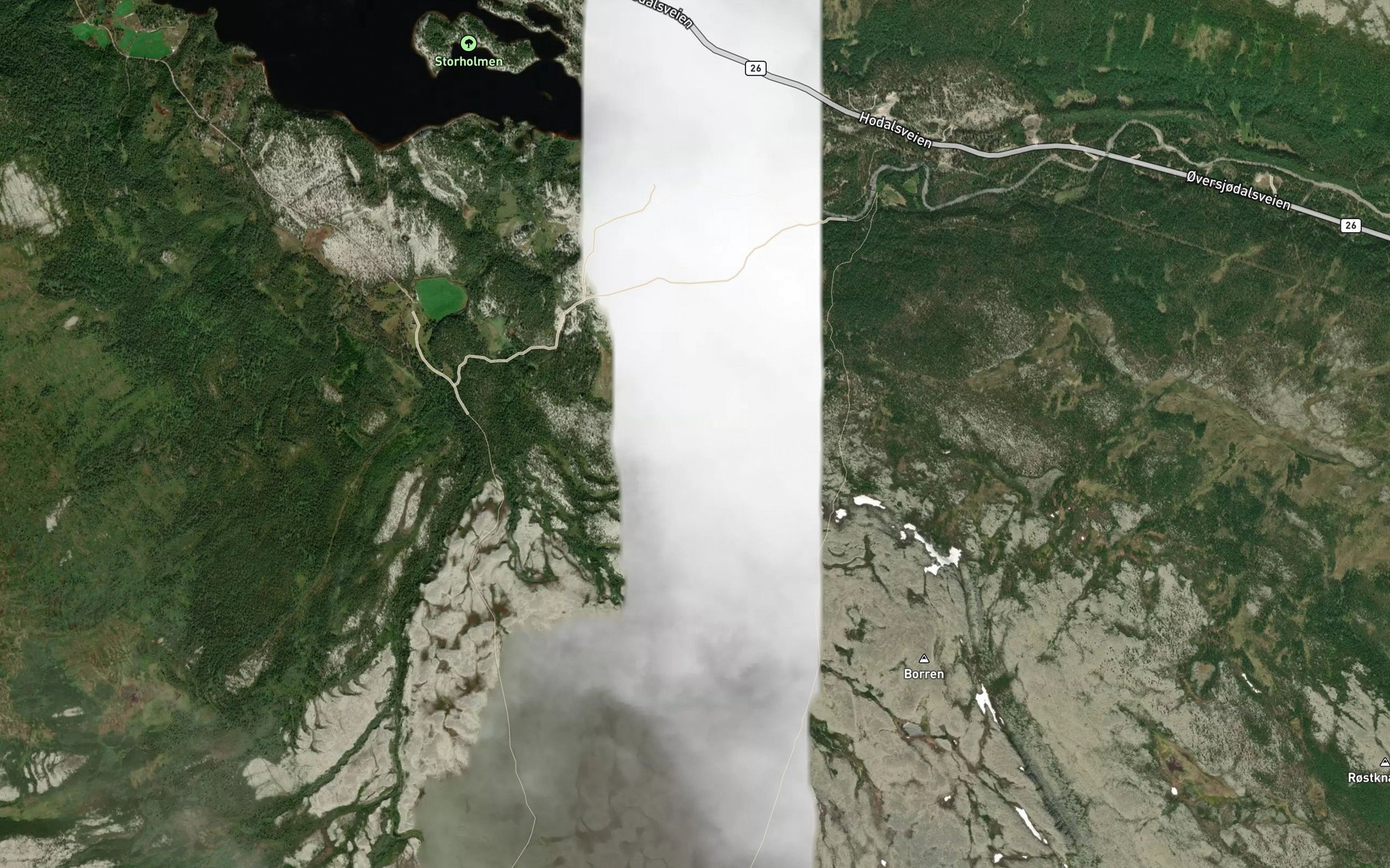 Satellite map of the Finnrostbekken