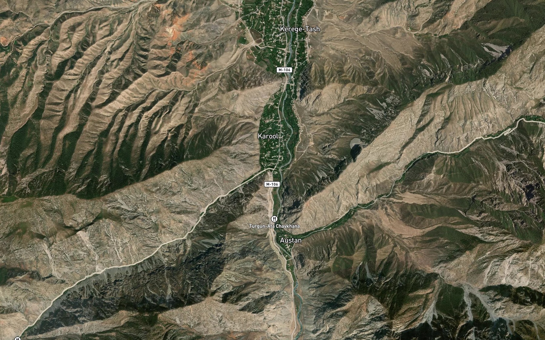 Satellite map of the Kel'