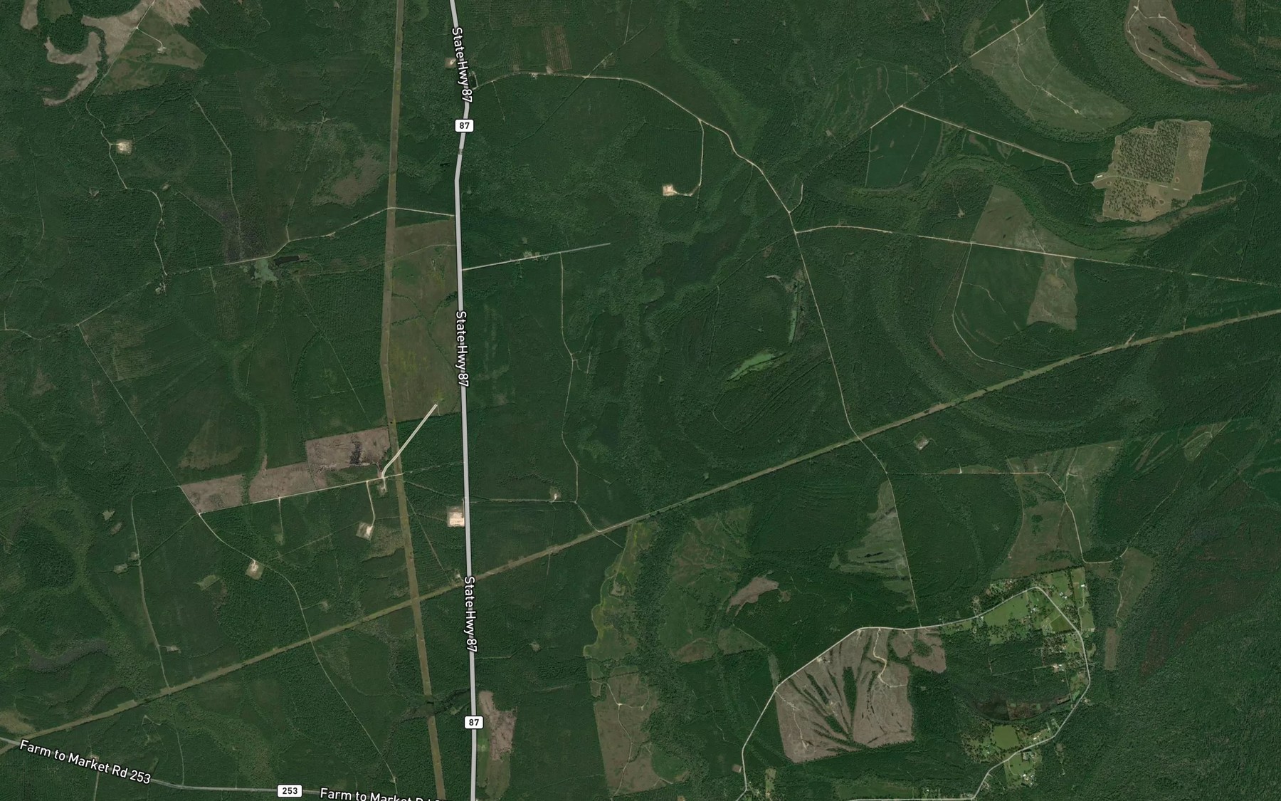 Satellite map of the Pocket Slough
