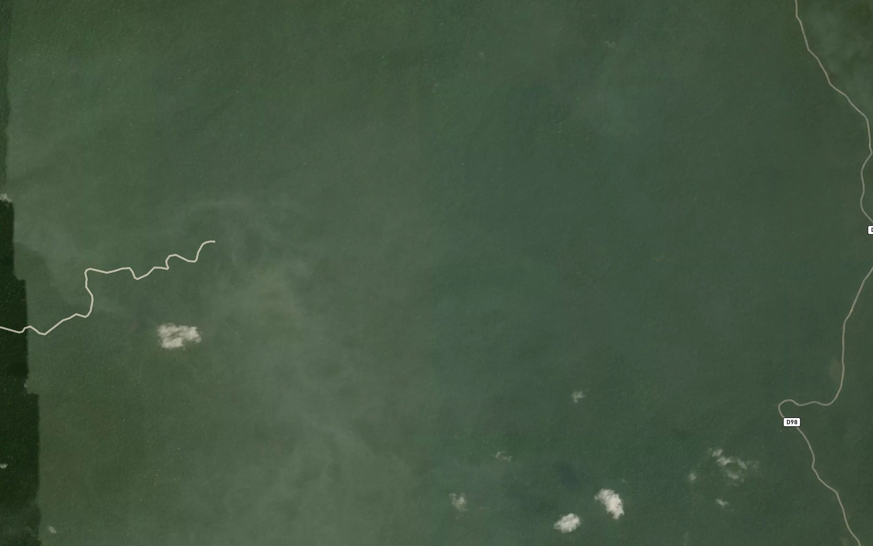 Satellite map of the Bali