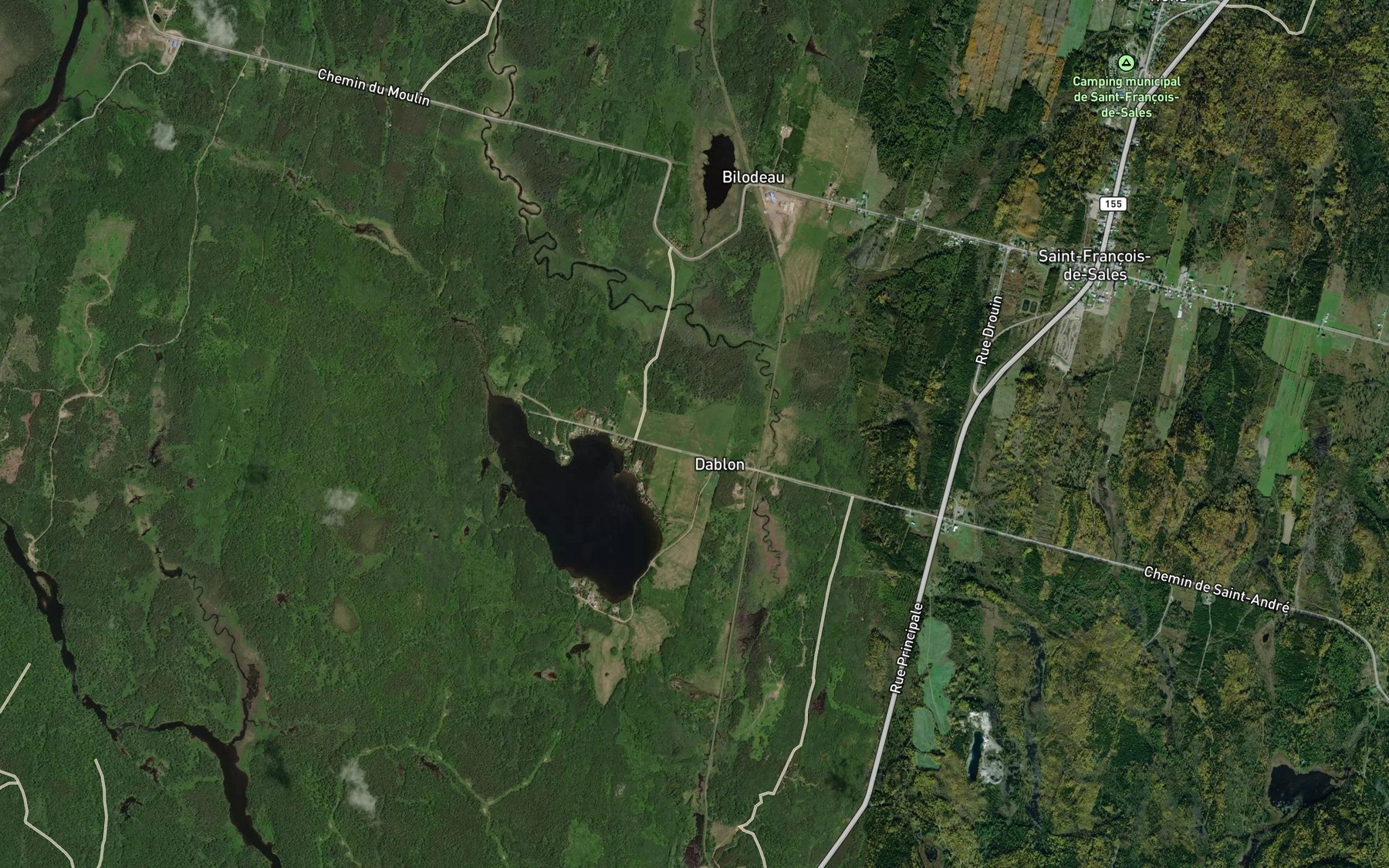 Satellite map of the Embranchement Bernard