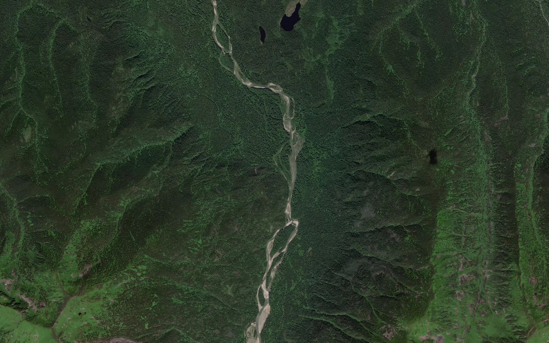 Satellite map of the Protoka Sukhaya