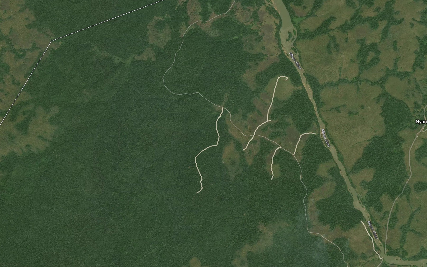 Satellite map of the Foningoum