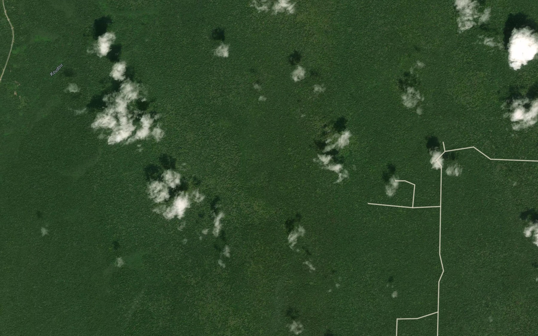Satellite map of the Modiza