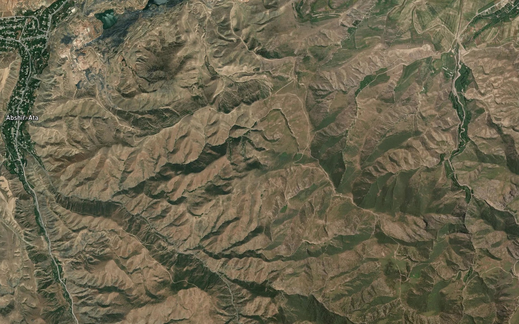 Satellite map of the Rodnik Zor-Bulak