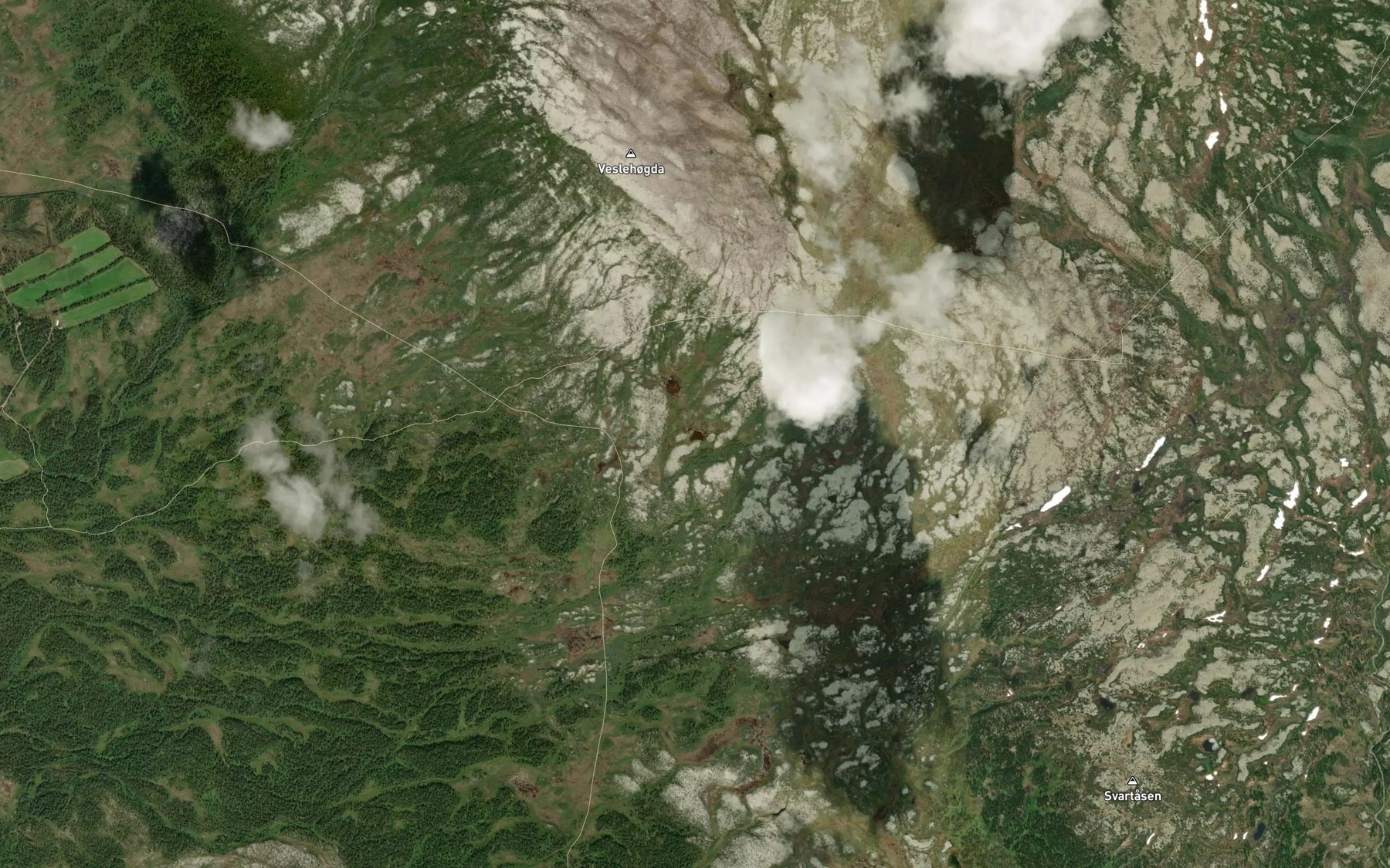 Satellite map of the Kvannastjonnan