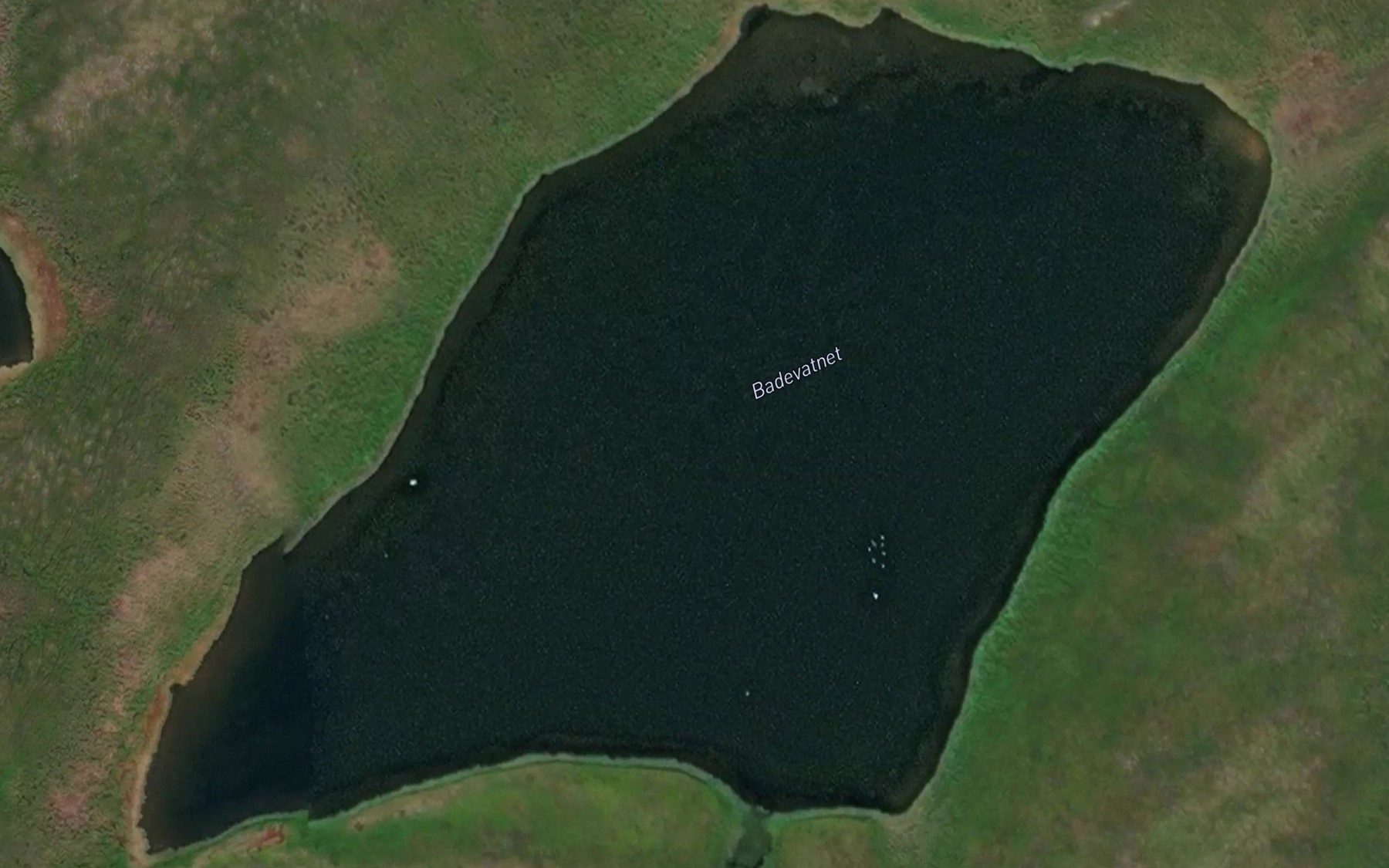 Satellite map of the Badevatnet