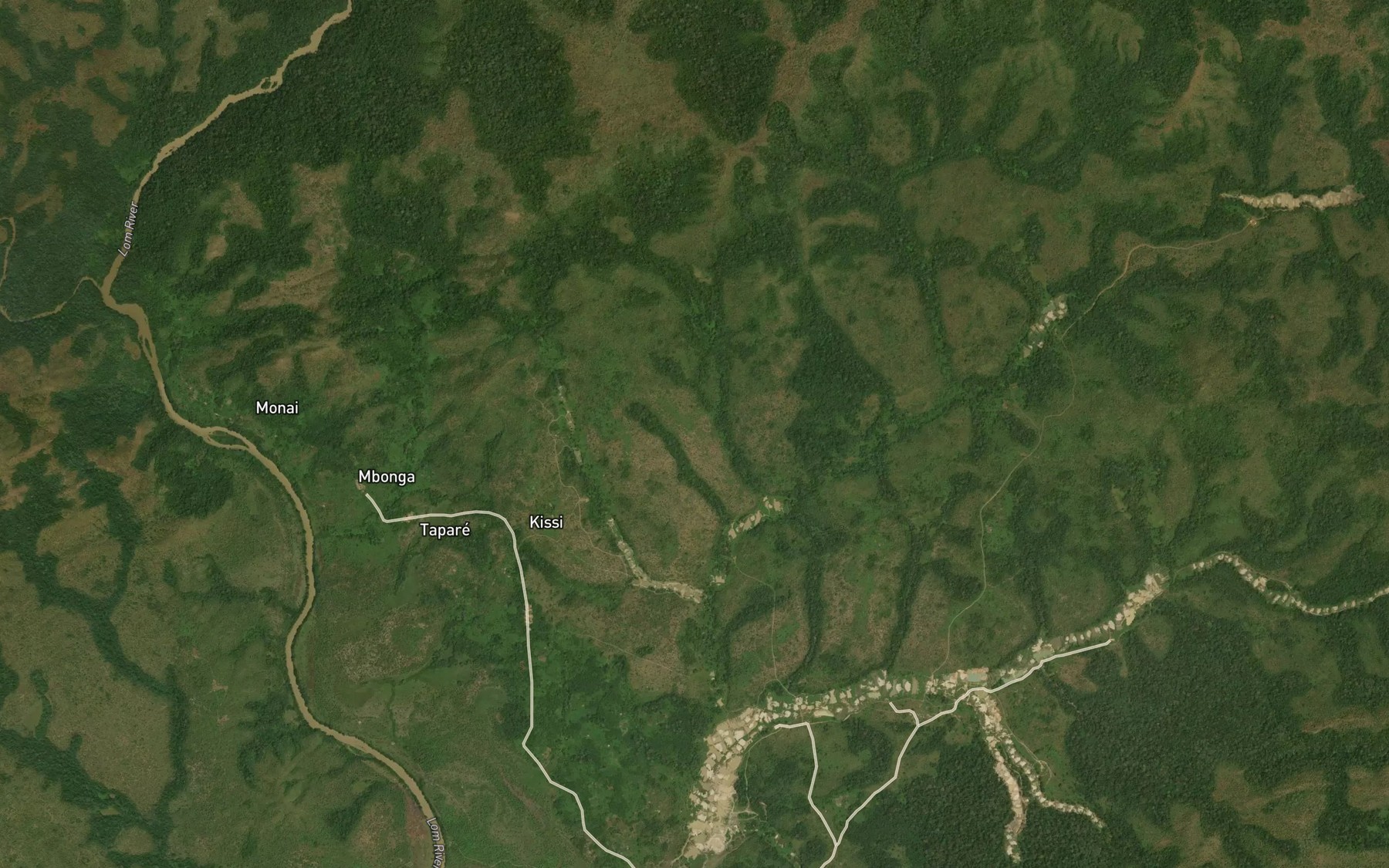 Satellite map of the Bitamo