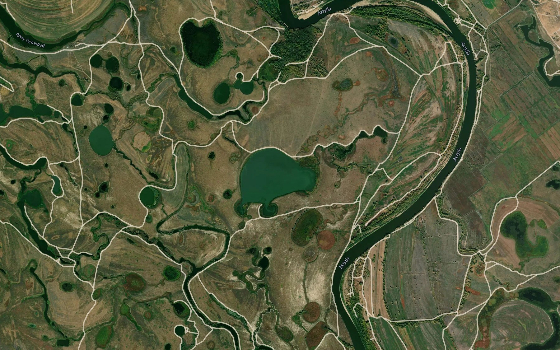 Satellite map of the Ozero Il'men' Kalinin