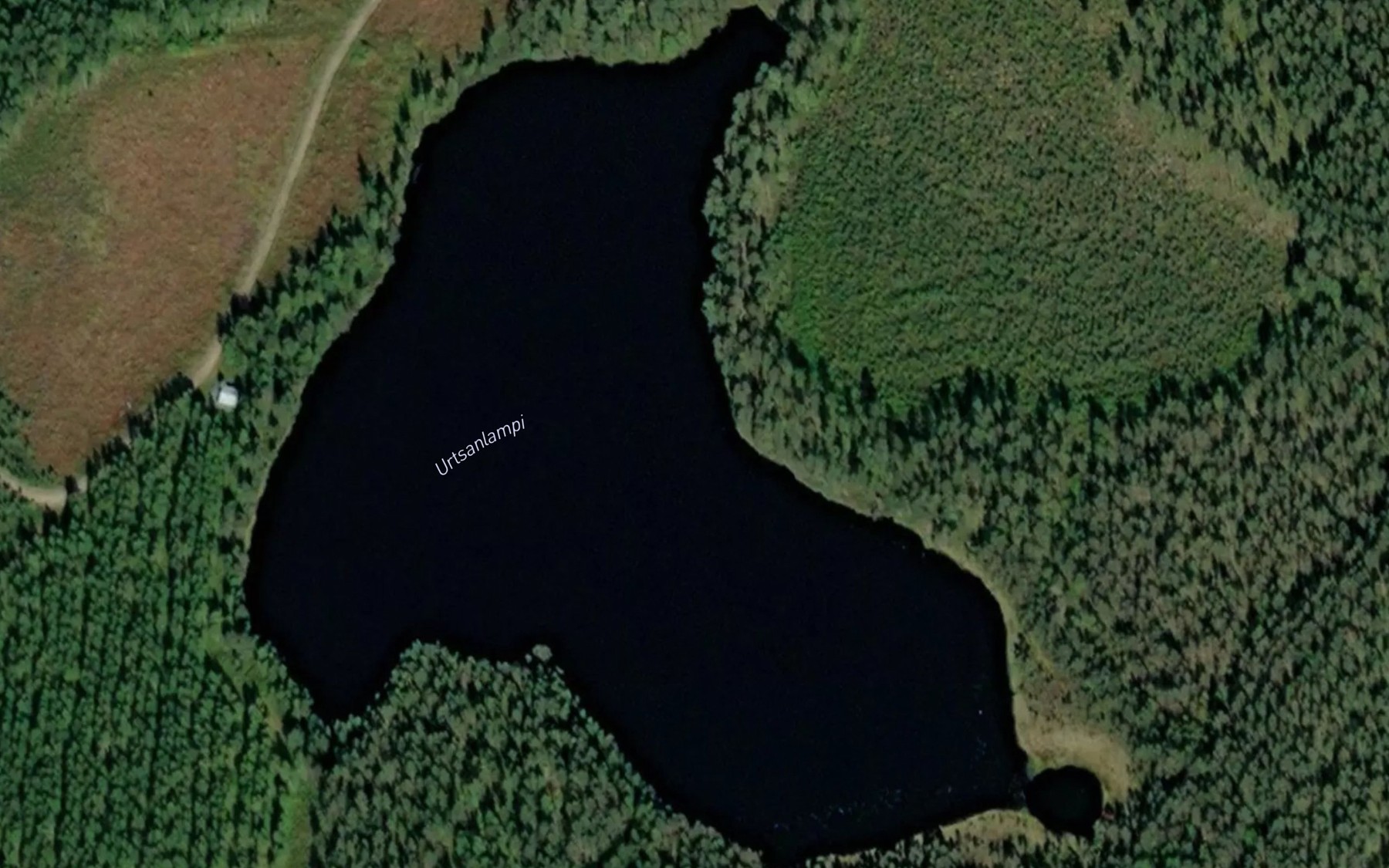 Satellite map of the Urtsanlampi