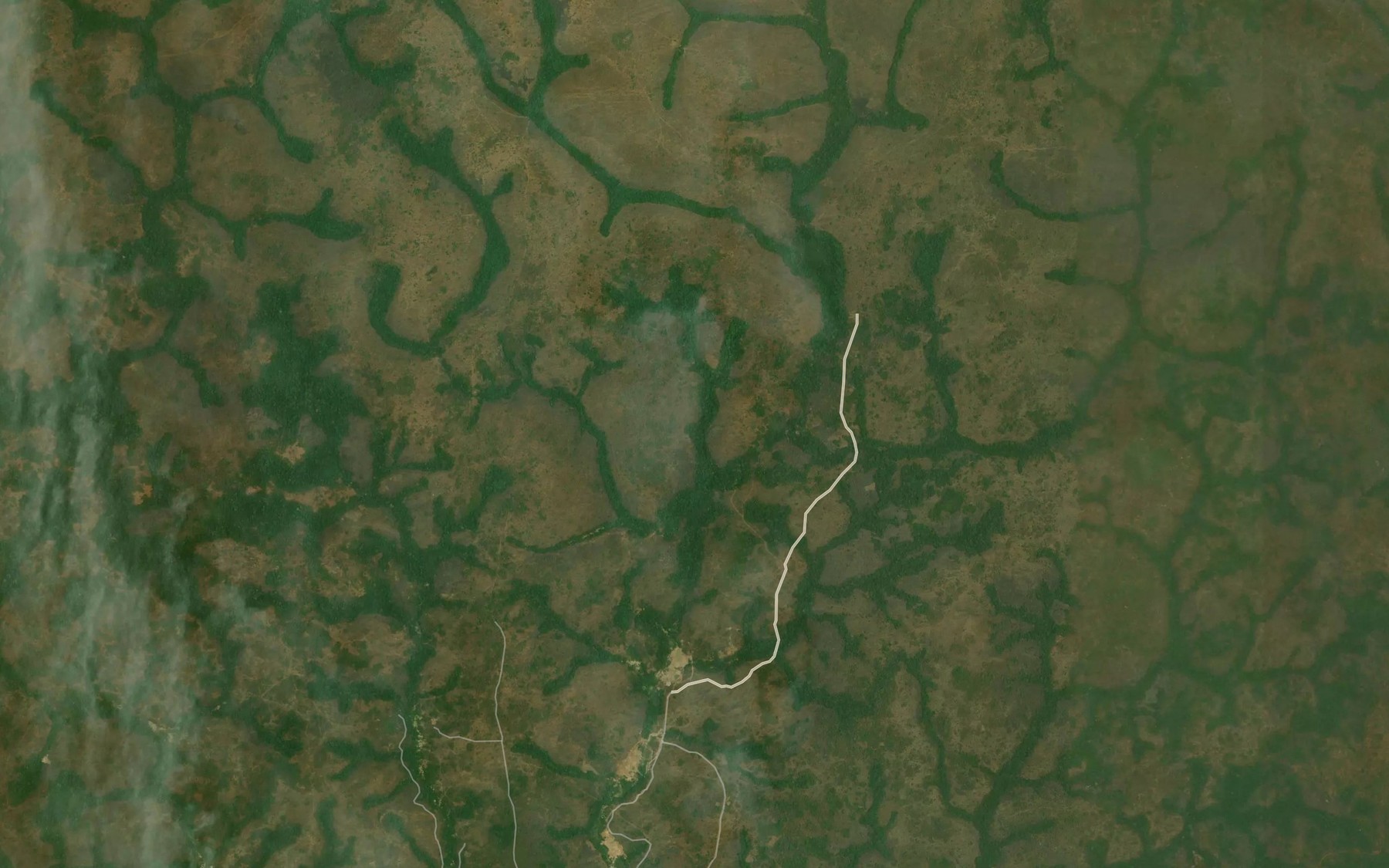 Satellite map of the Banabingui