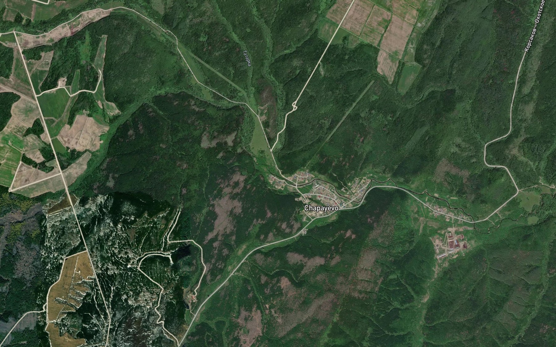 Satellite map of the Odessitka