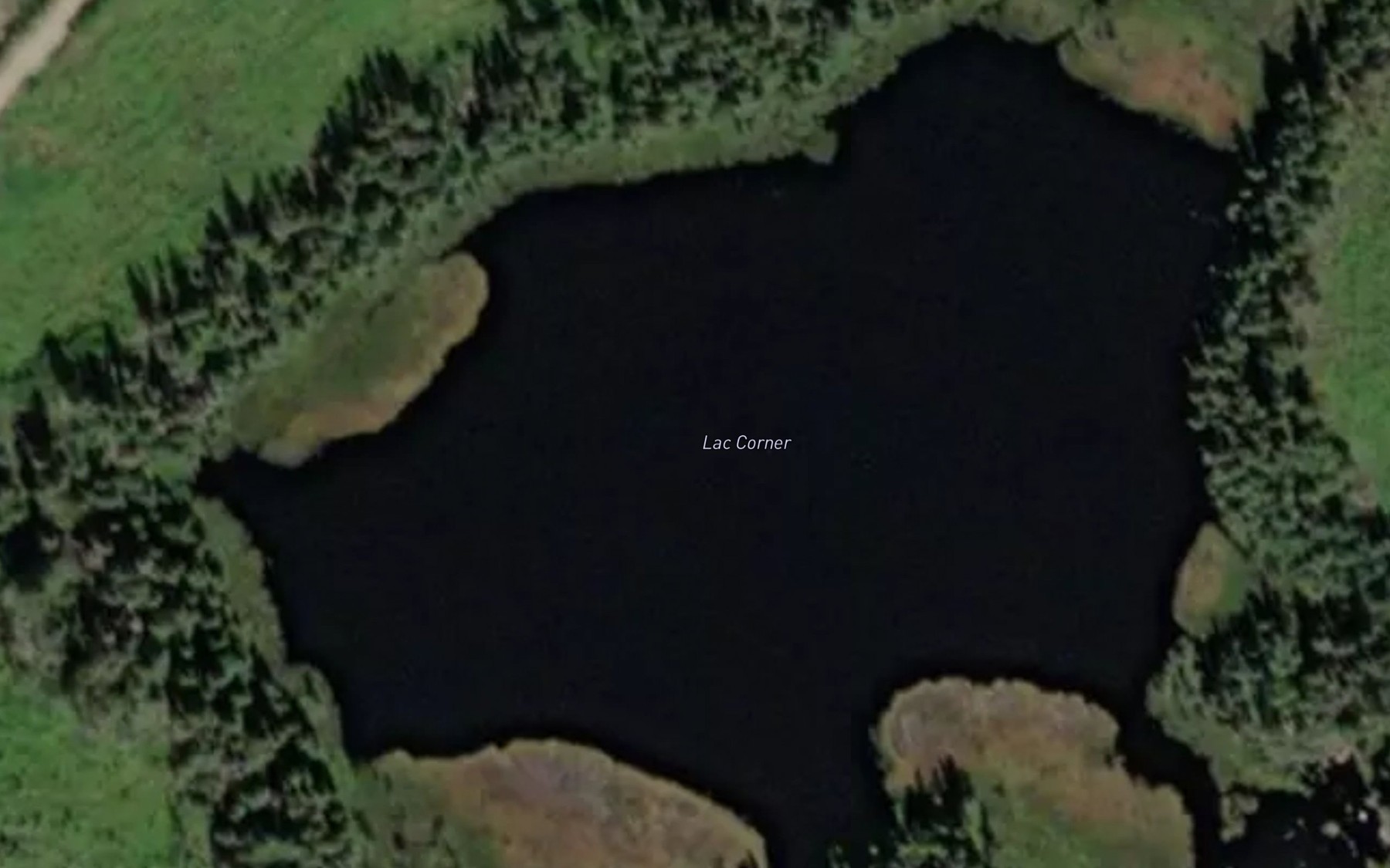 Satellite map of the Lac Corner