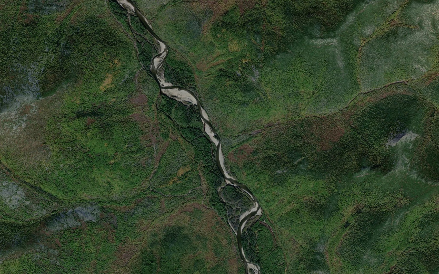 Satellite map of the Izvilistyy