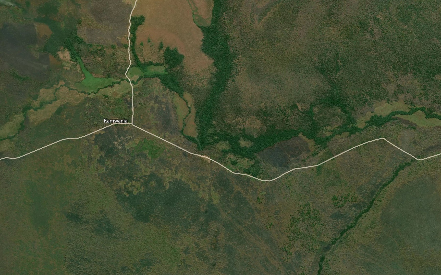Satellite map of the Kabonda