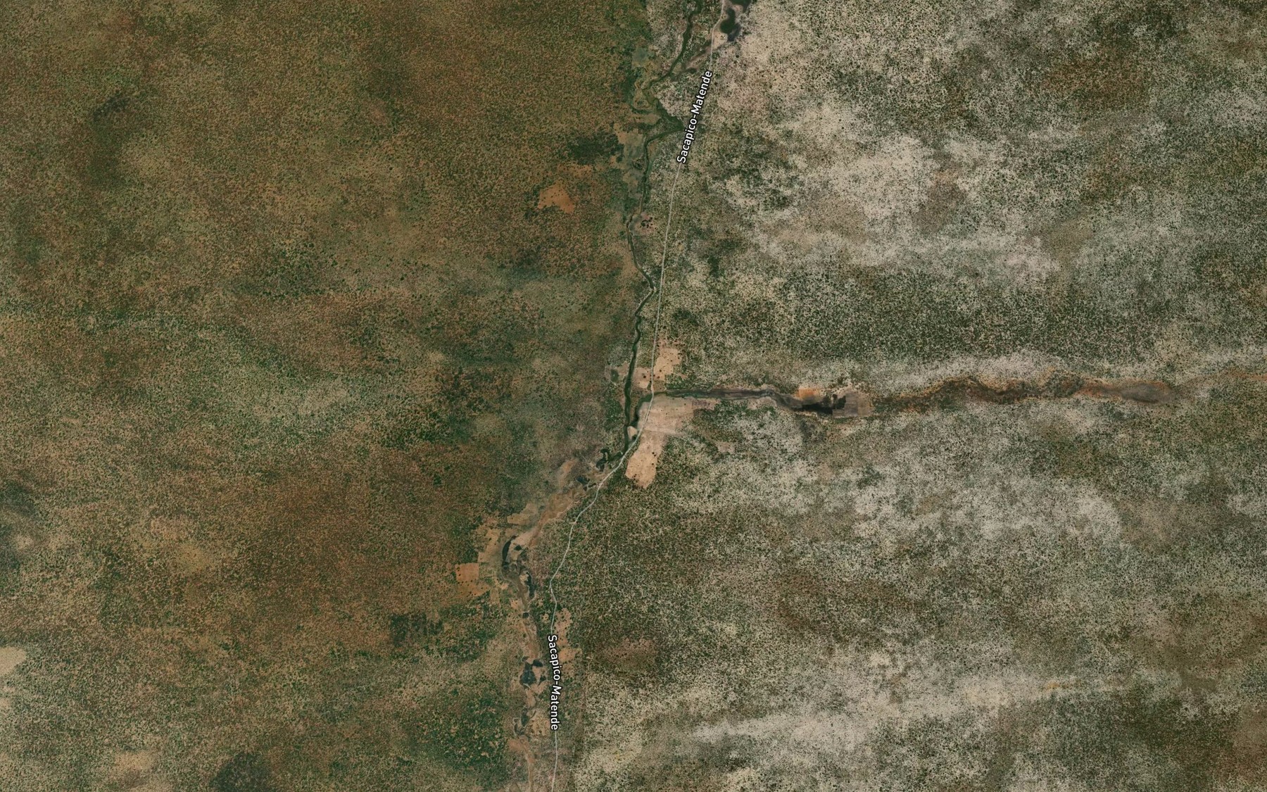 Satellite map of the Ninhombo