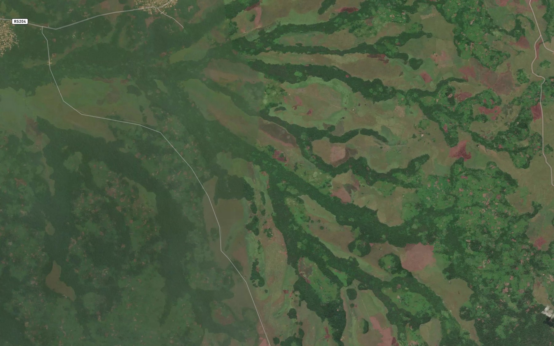 Satellite map of the Mbu