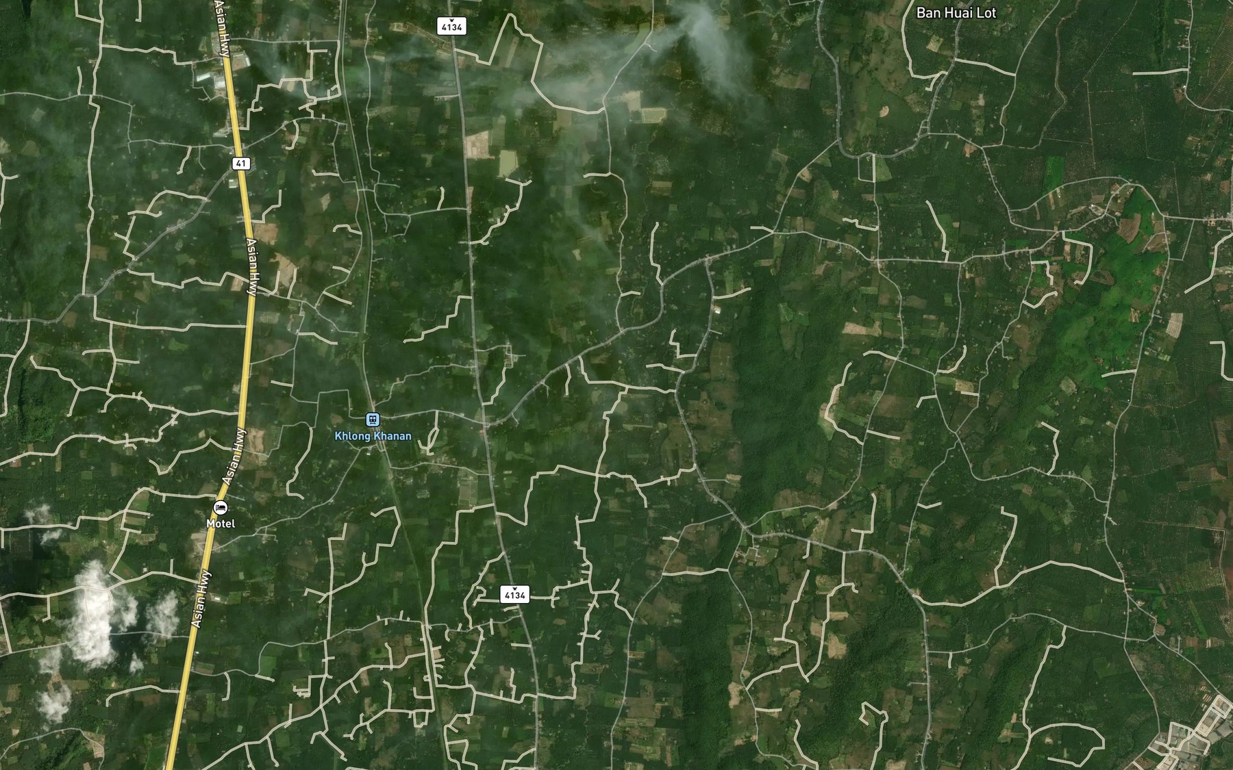 Satellite map of the Huai Tam Sao