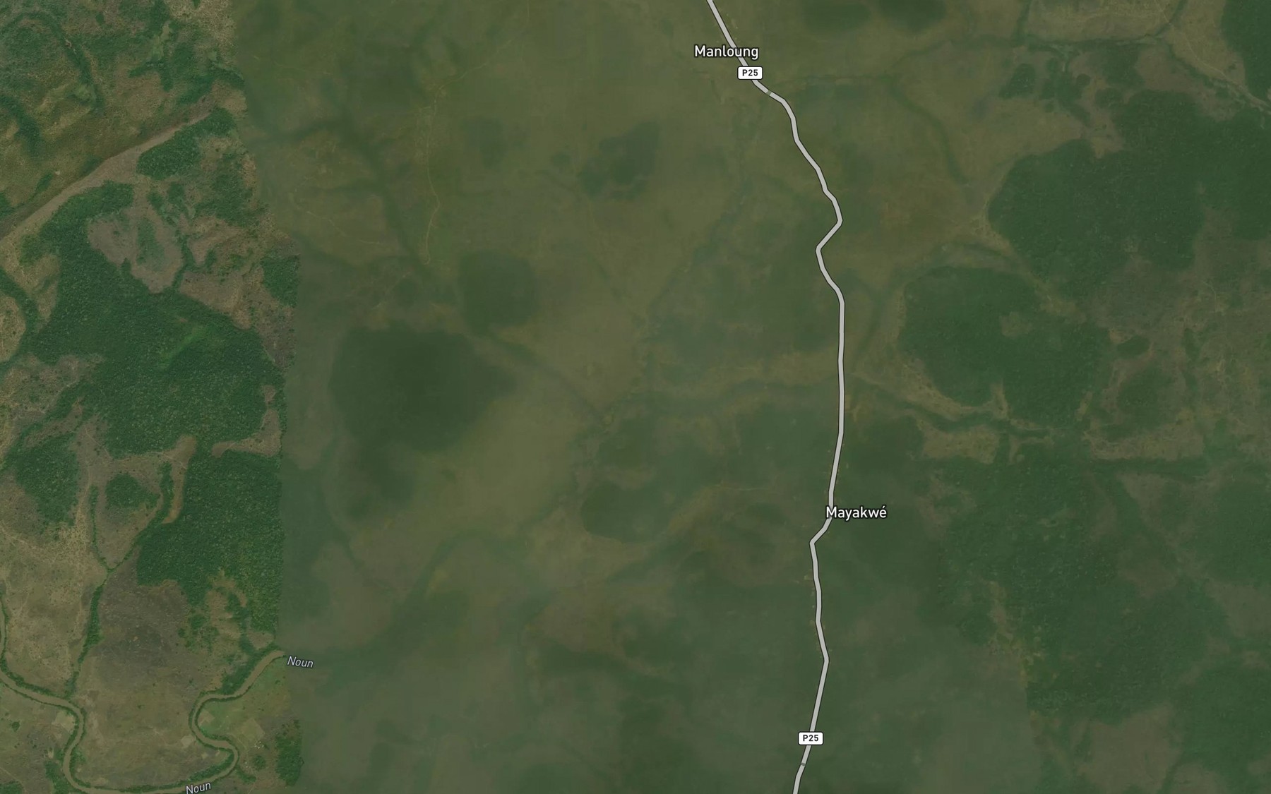 Satellite map of the Nyoochen