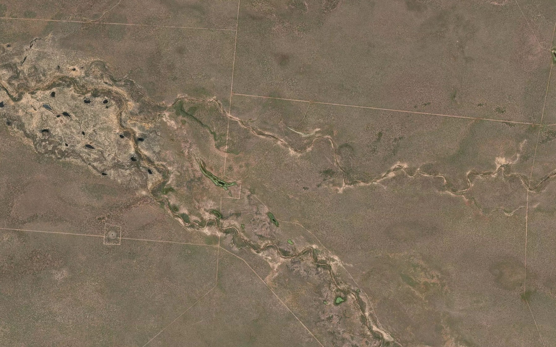 Satellite map of the Foote Lagoon